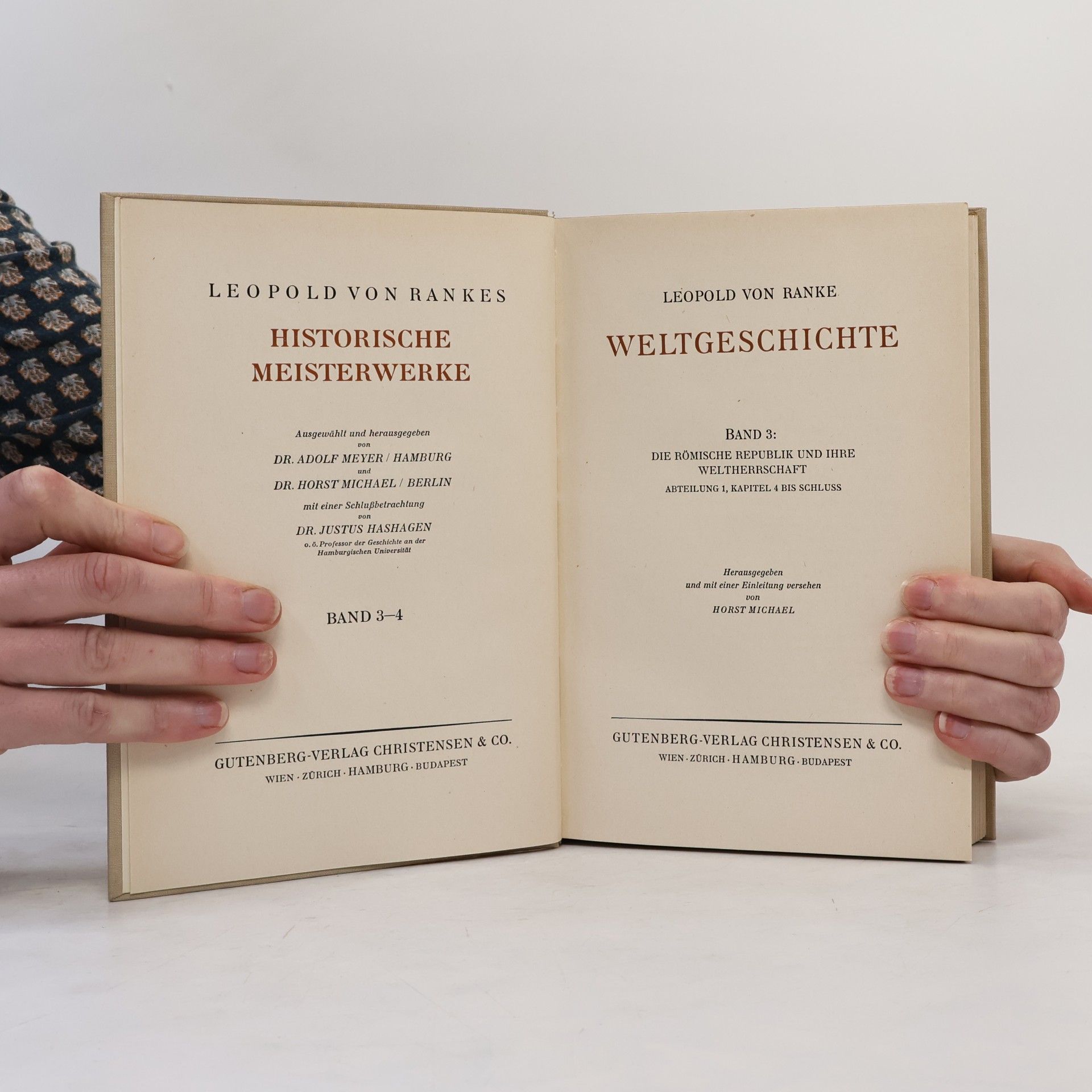 Leopold von Ranke Welt Geschichte. Englische Geschichte II.
