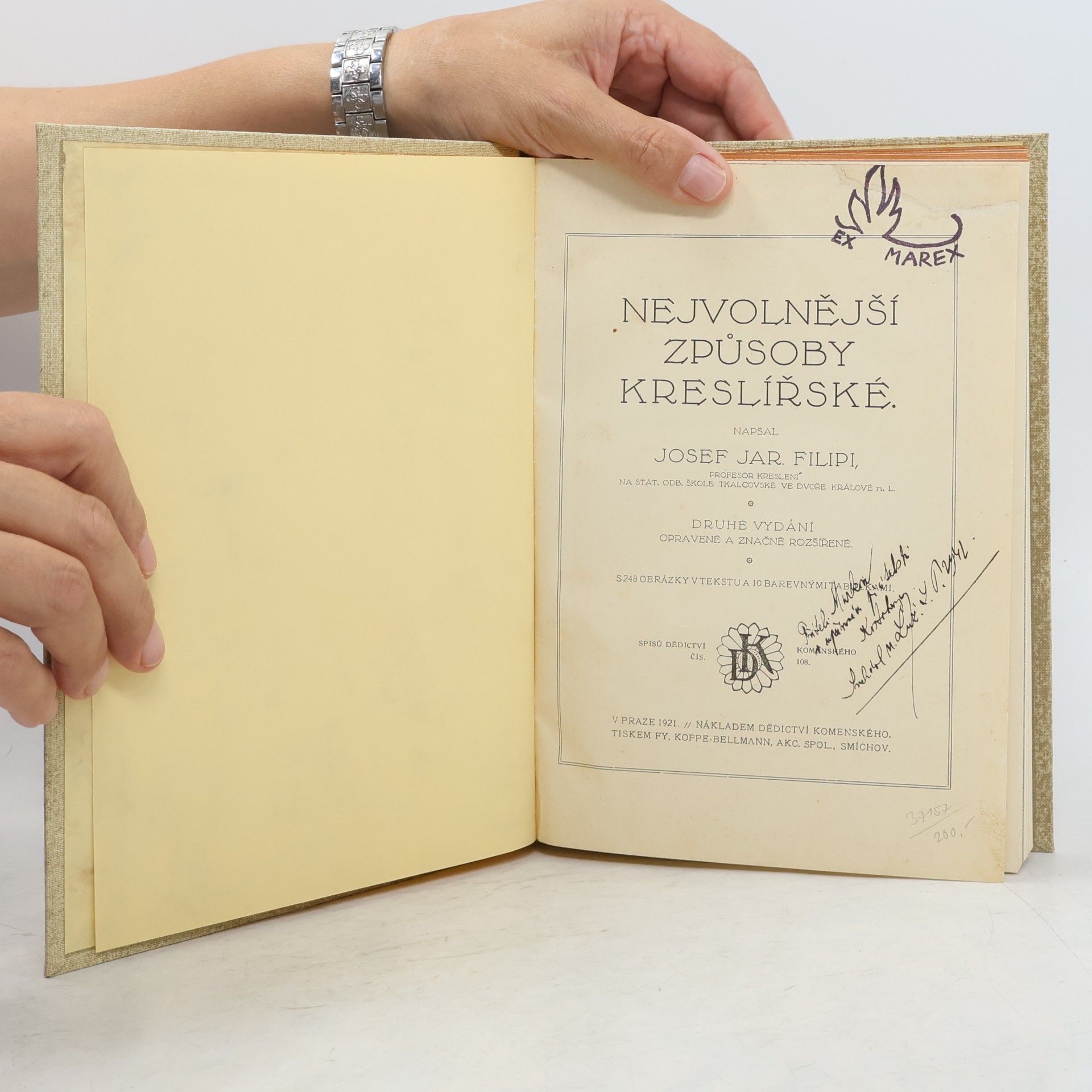 Josef Jaroslav Filipi Nejvolnější způsoby kreslířské