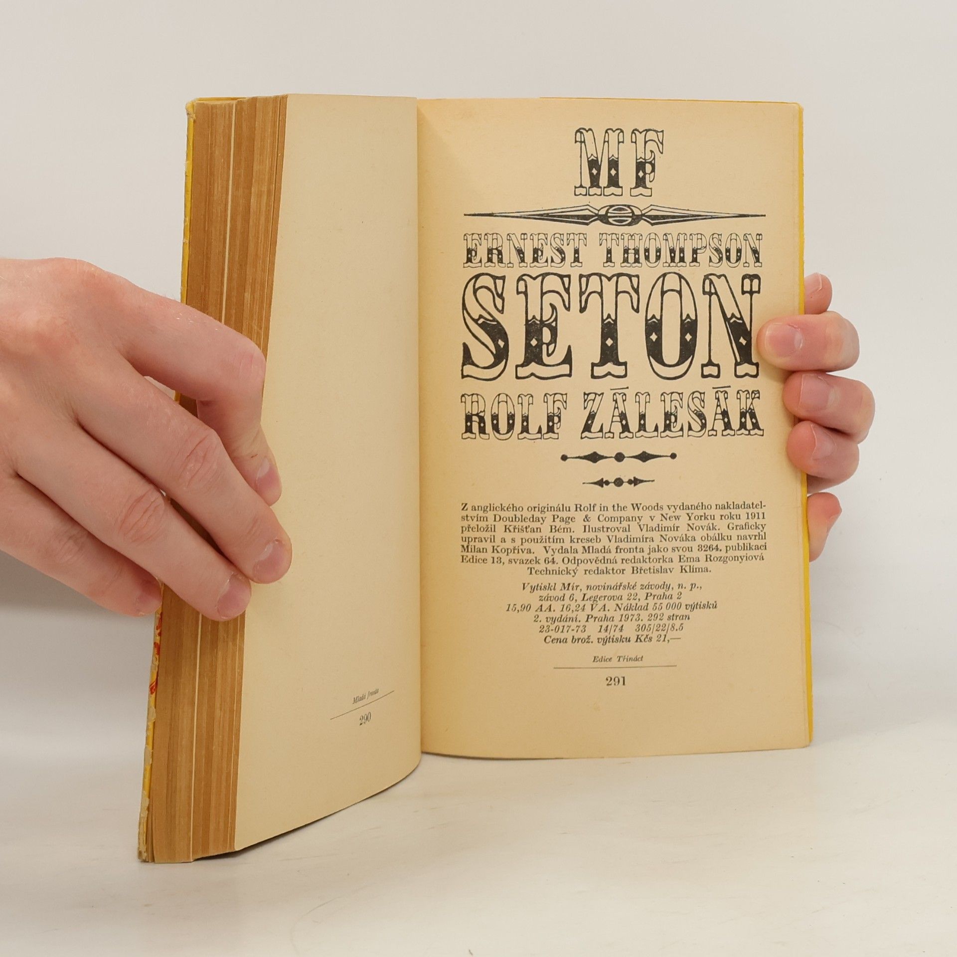 Ernest Thompson Seton Rolf Zálesák