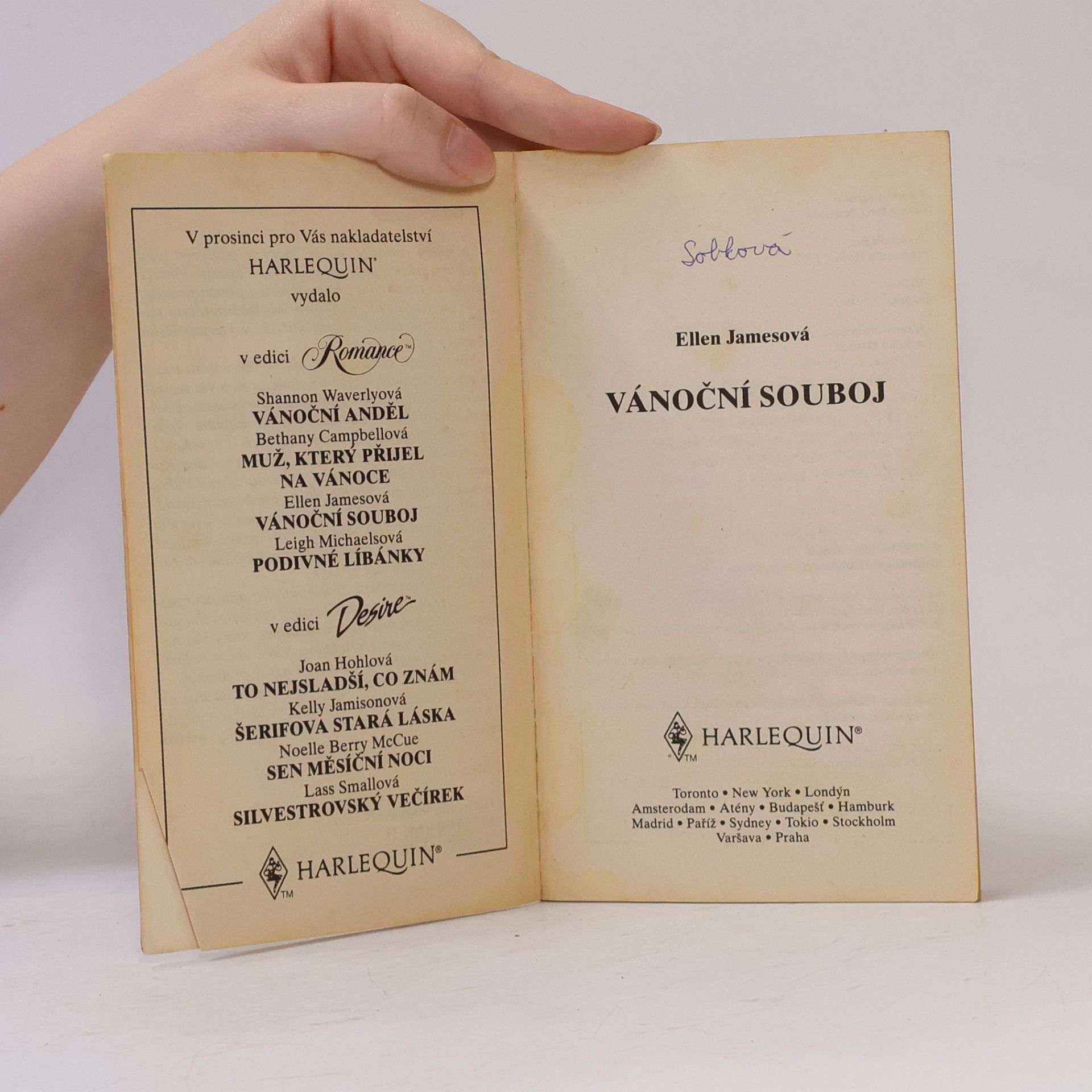 Ellen James Vánoční souboj