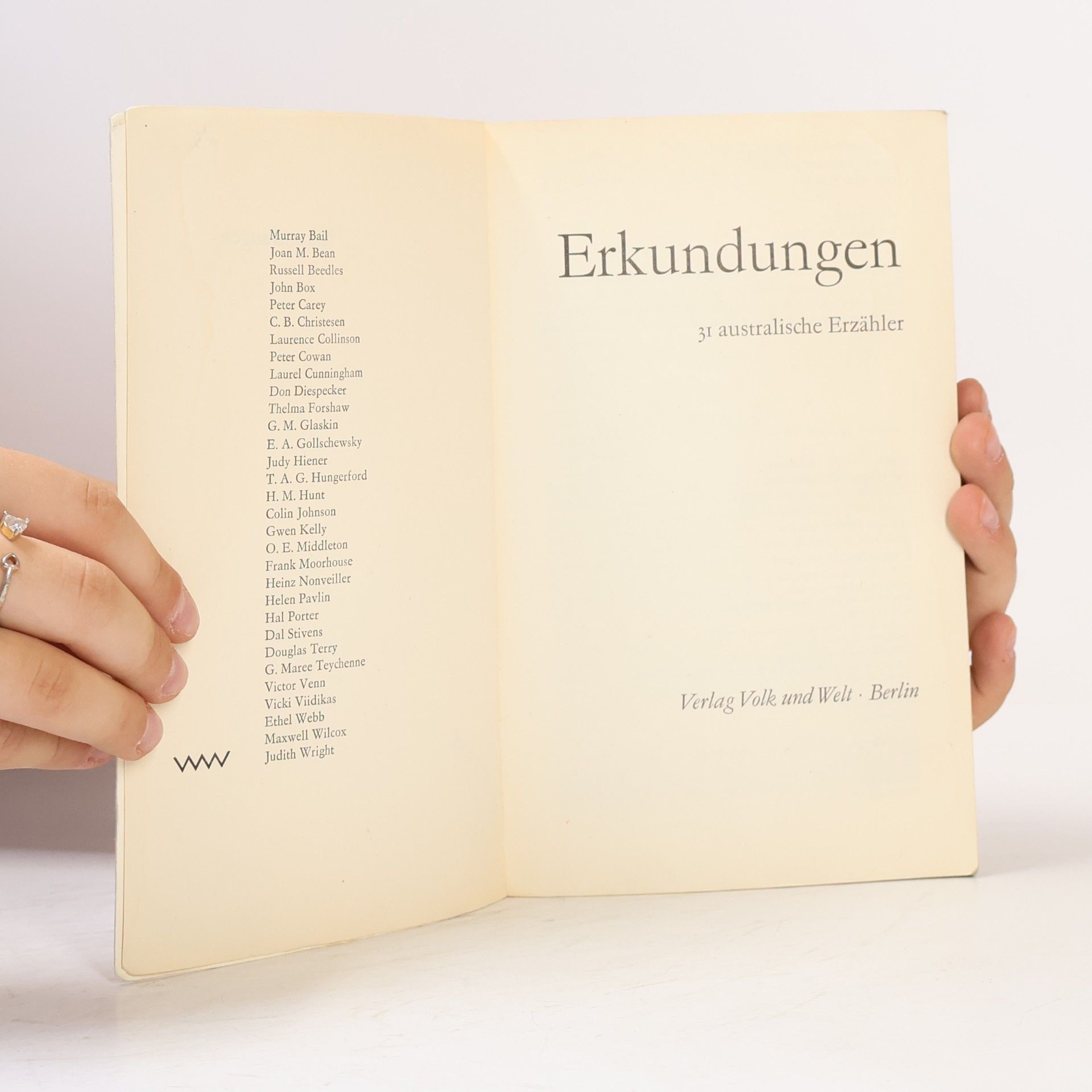 Various authors Erkundungen. 31 australische Erzähler