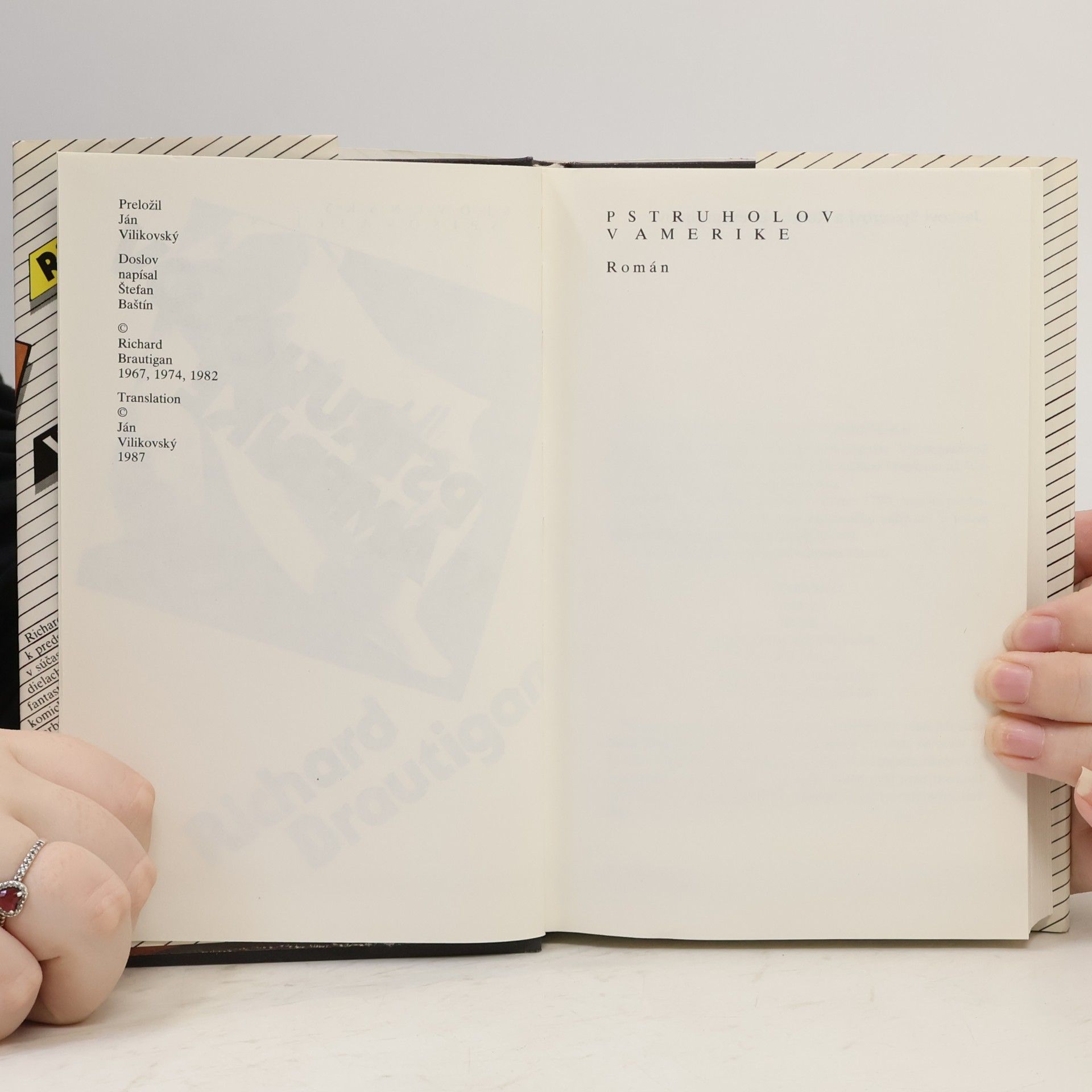 Richard Brautigan Pstruholov v Amerike
