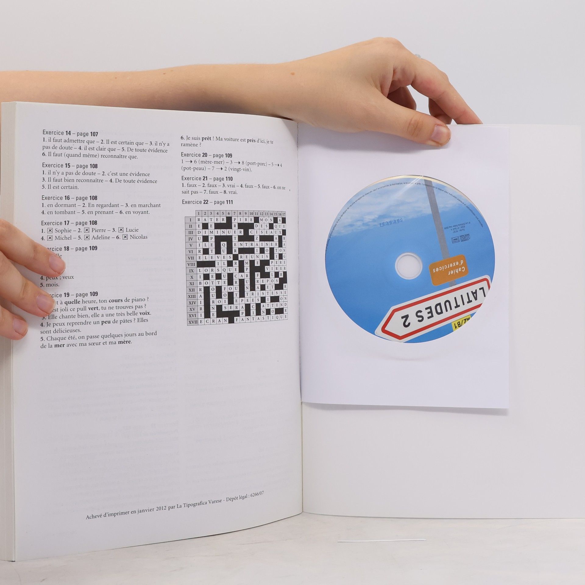 Régine Mérieux Latitudes 2 : cahier d’exercices. A2/B1