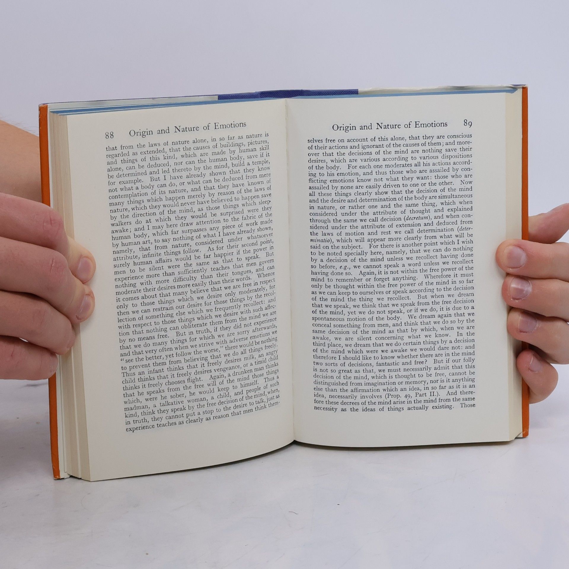 Benedictus de Spinoza Everyman's Library - 481: Ethics