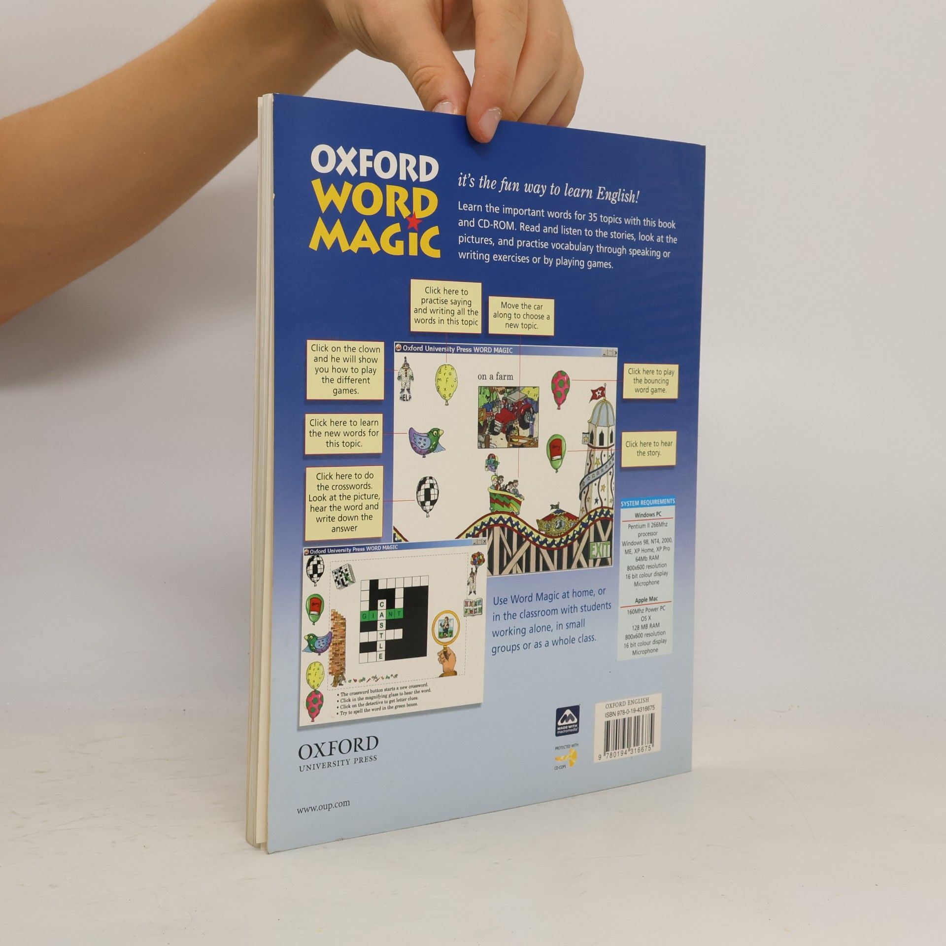 Stella Maidment Oxford word magic : teaches 1500 English words the fun way, through pictures, sound and games
