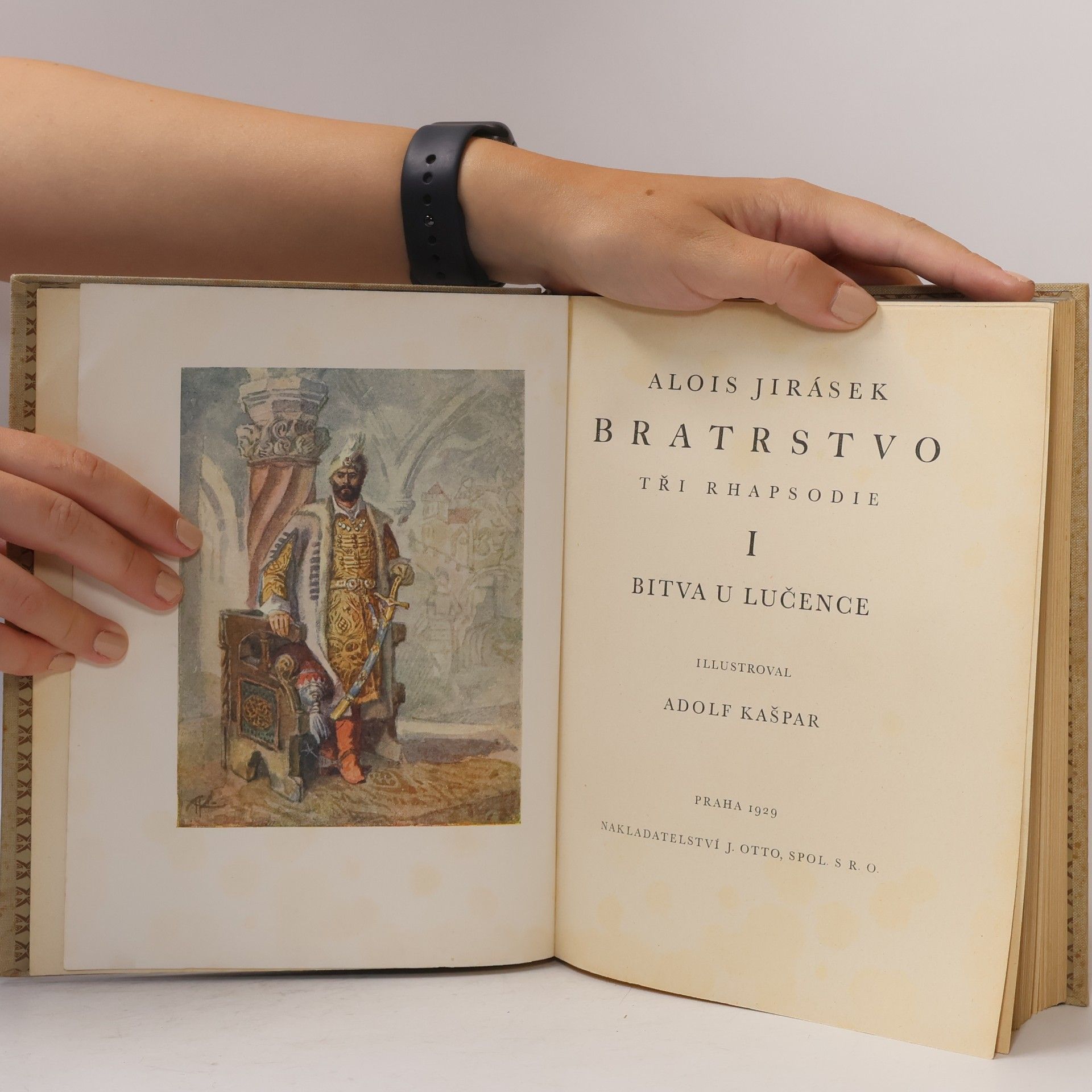 Alois Jirásek Bratrstvo. Tři Rapsodie I. Bitva u Lučence