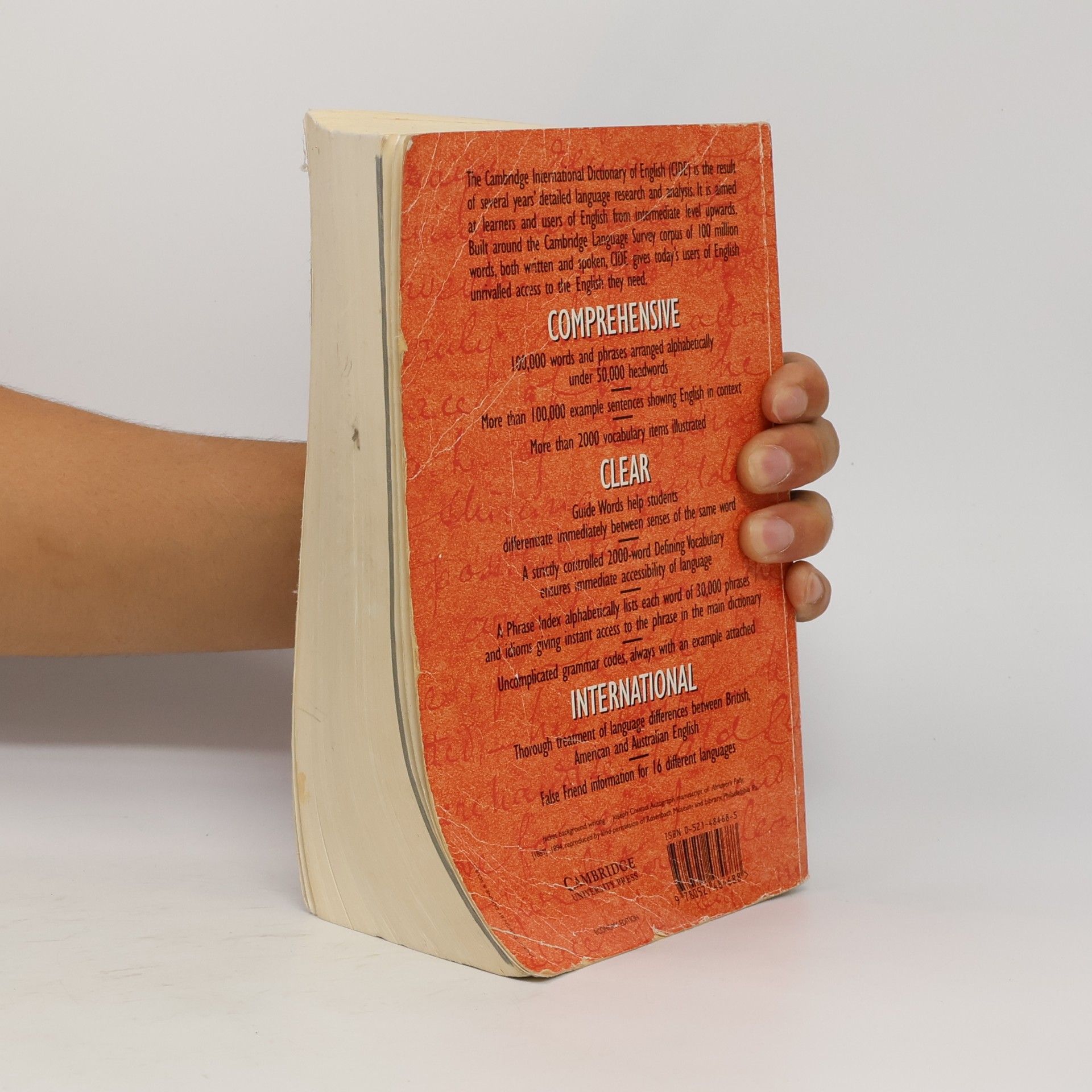 Autores varios Cambridge international dictionary of english