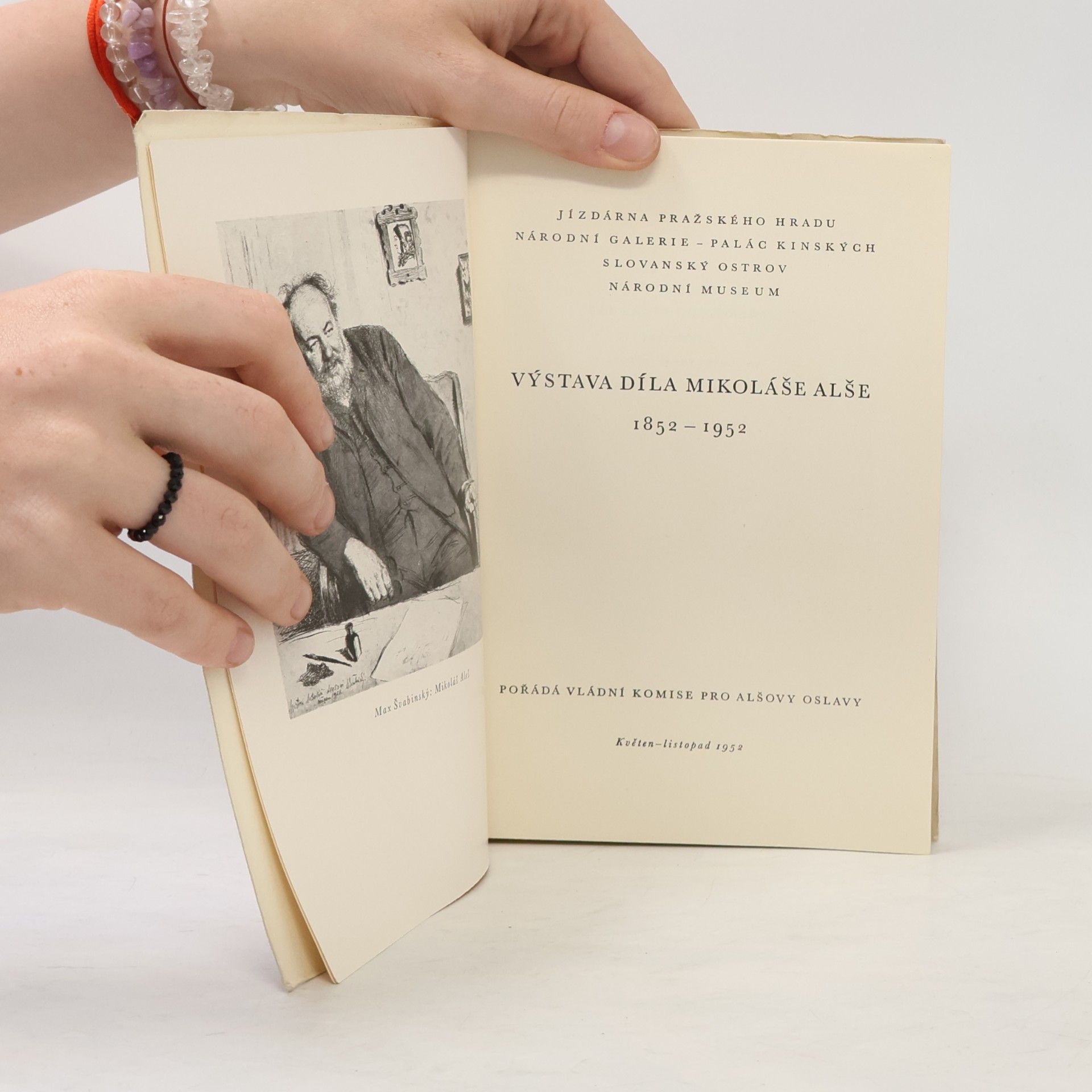 Mikoláš Aleš Výstava díla Mikoláše Alše 1852-1952