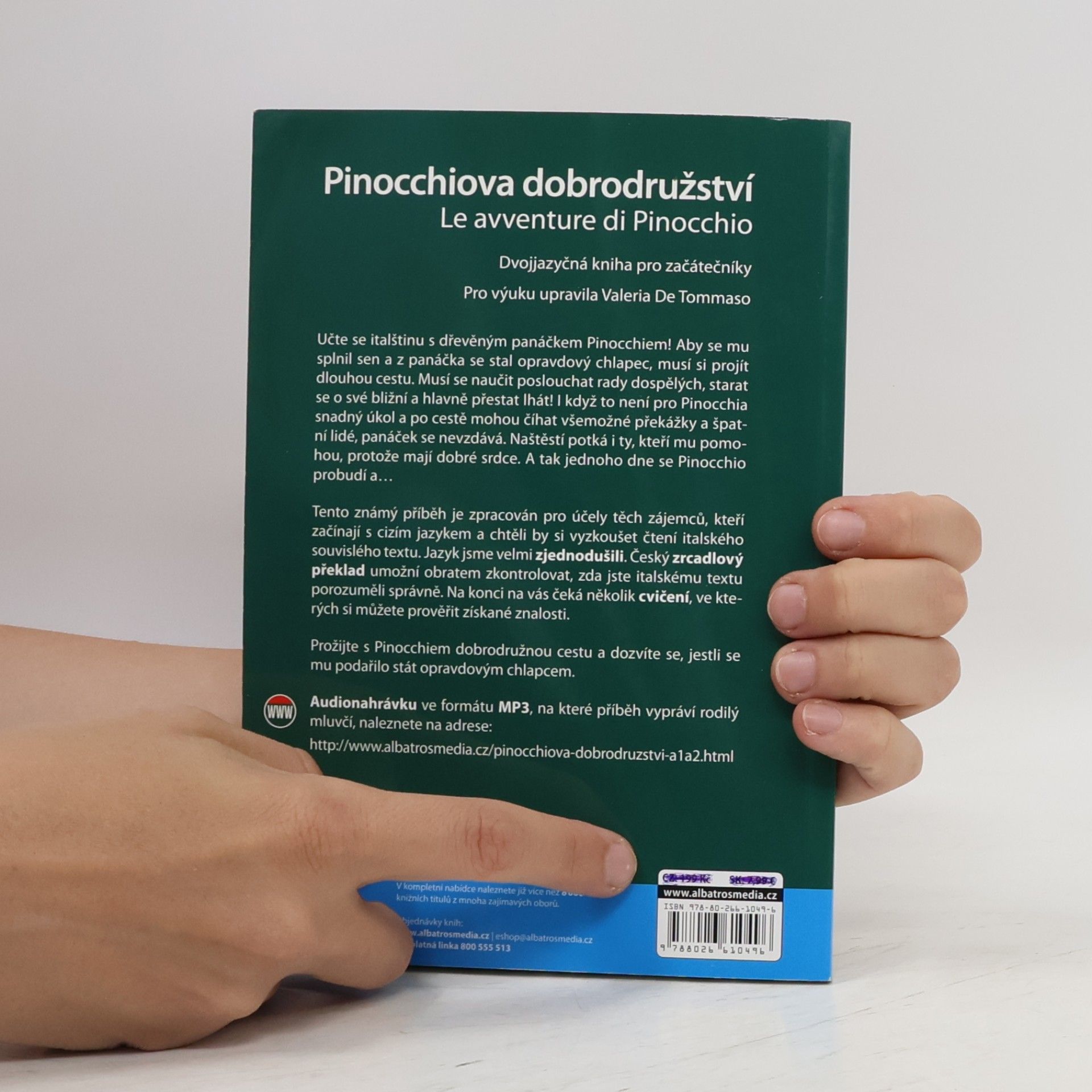 Valeria De Tommaso Pinocchiova dobrodružství. Le avventure di Pinocchio