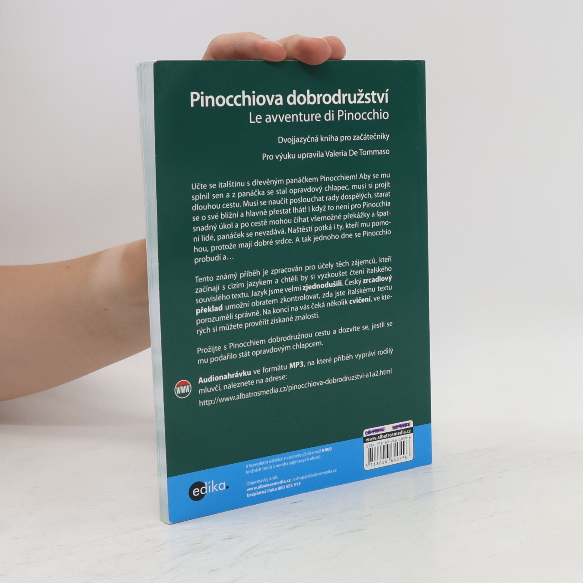 Valeria De Tommaso Pinocchiova dobrodružství. Le avventure di Pinocchio