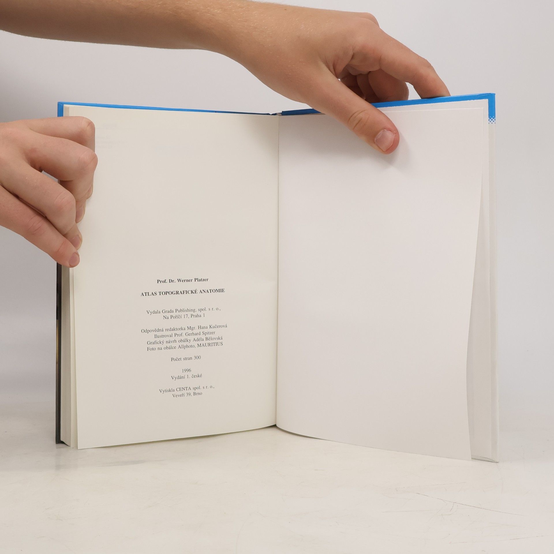 Gerhard Spitzer Atlas topografické anatomie