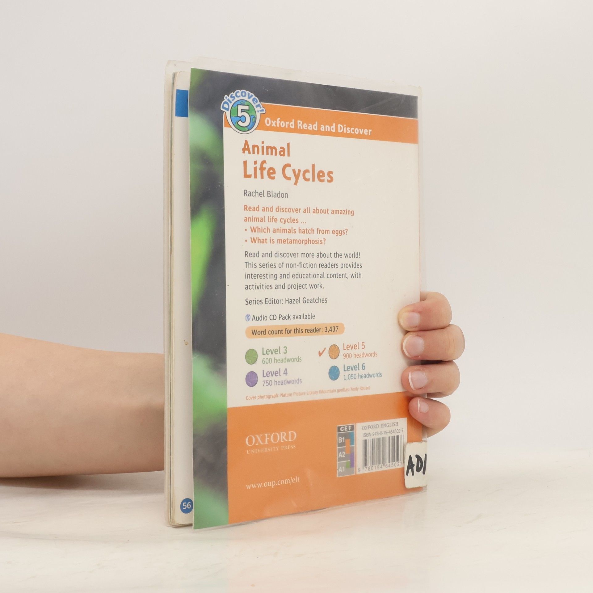 Rachel Bladon Oxford Read and Discover 5. Animal Life Cycles