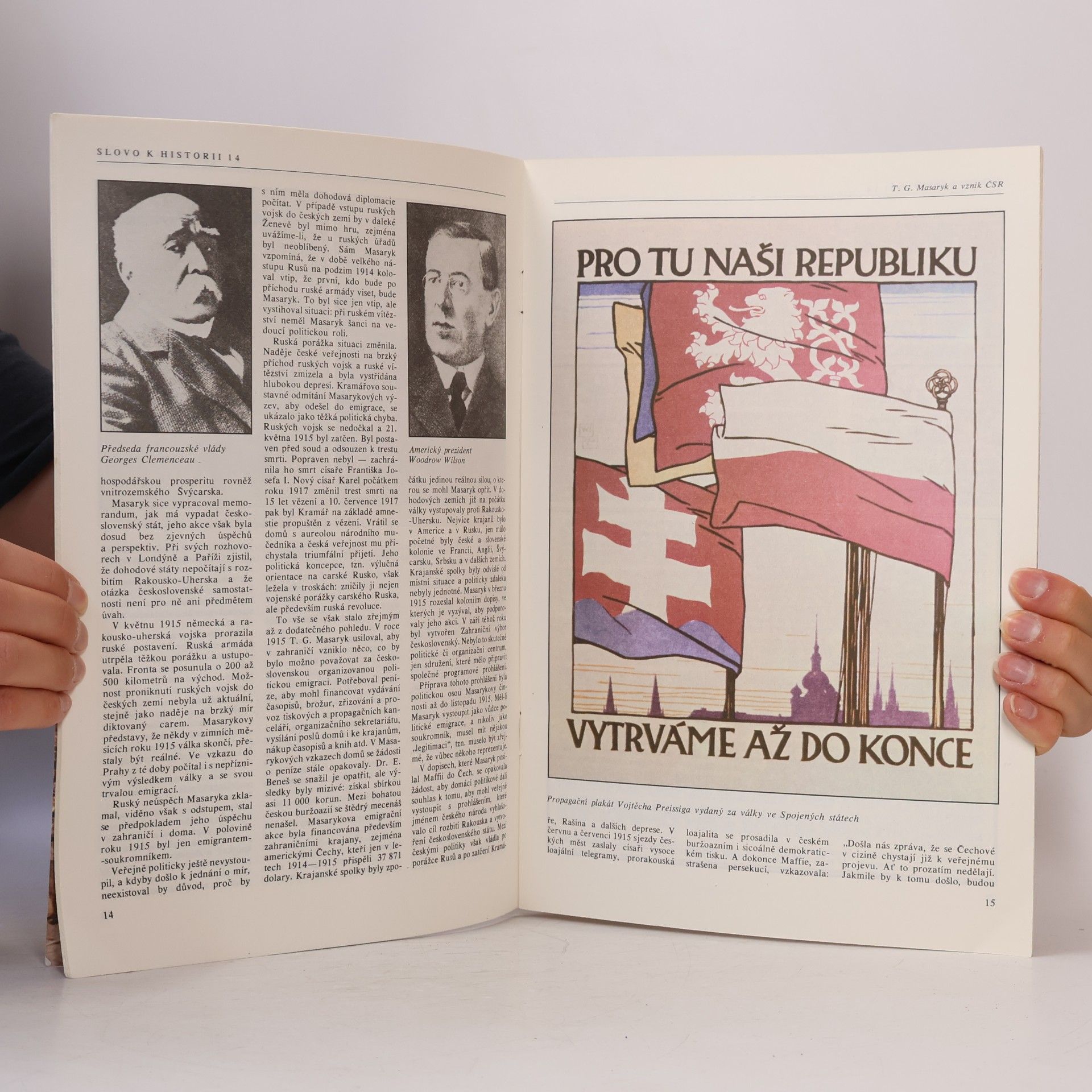 Jan Galandauer Slovo k historii 14/1988. T. G. Masaryk a vznik ČSR