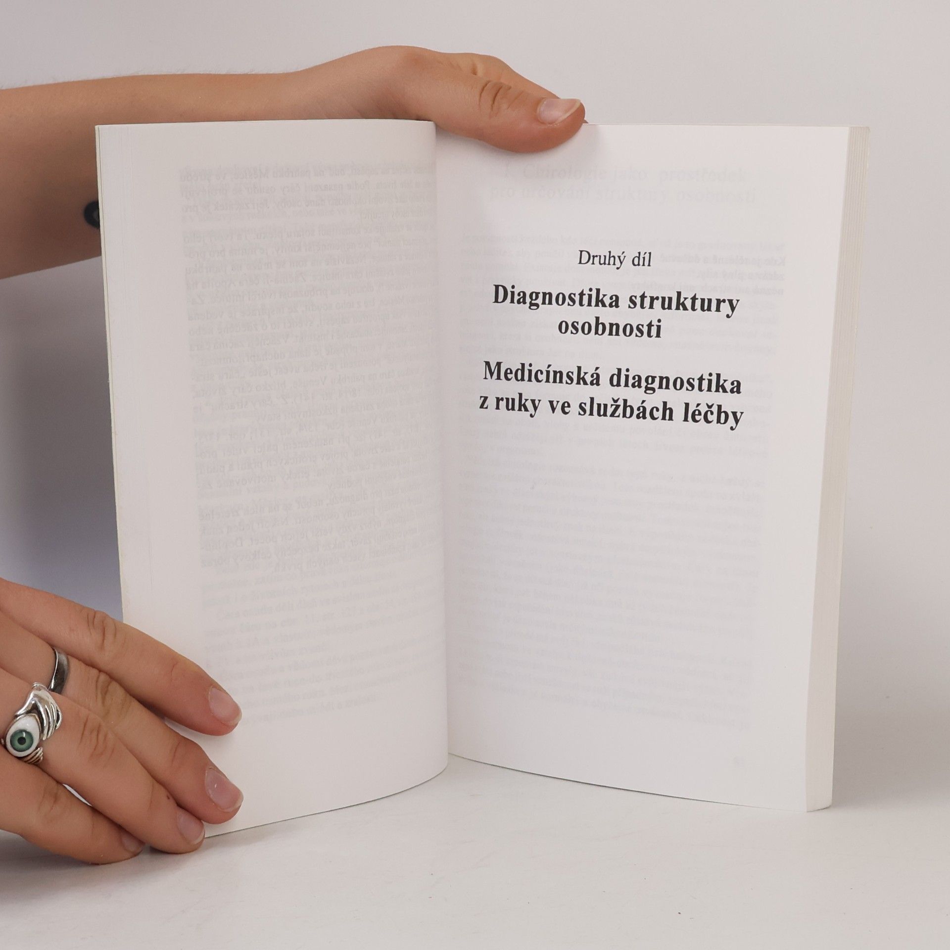 Ernst Issberner-Haldane Diagnostika podle ruky