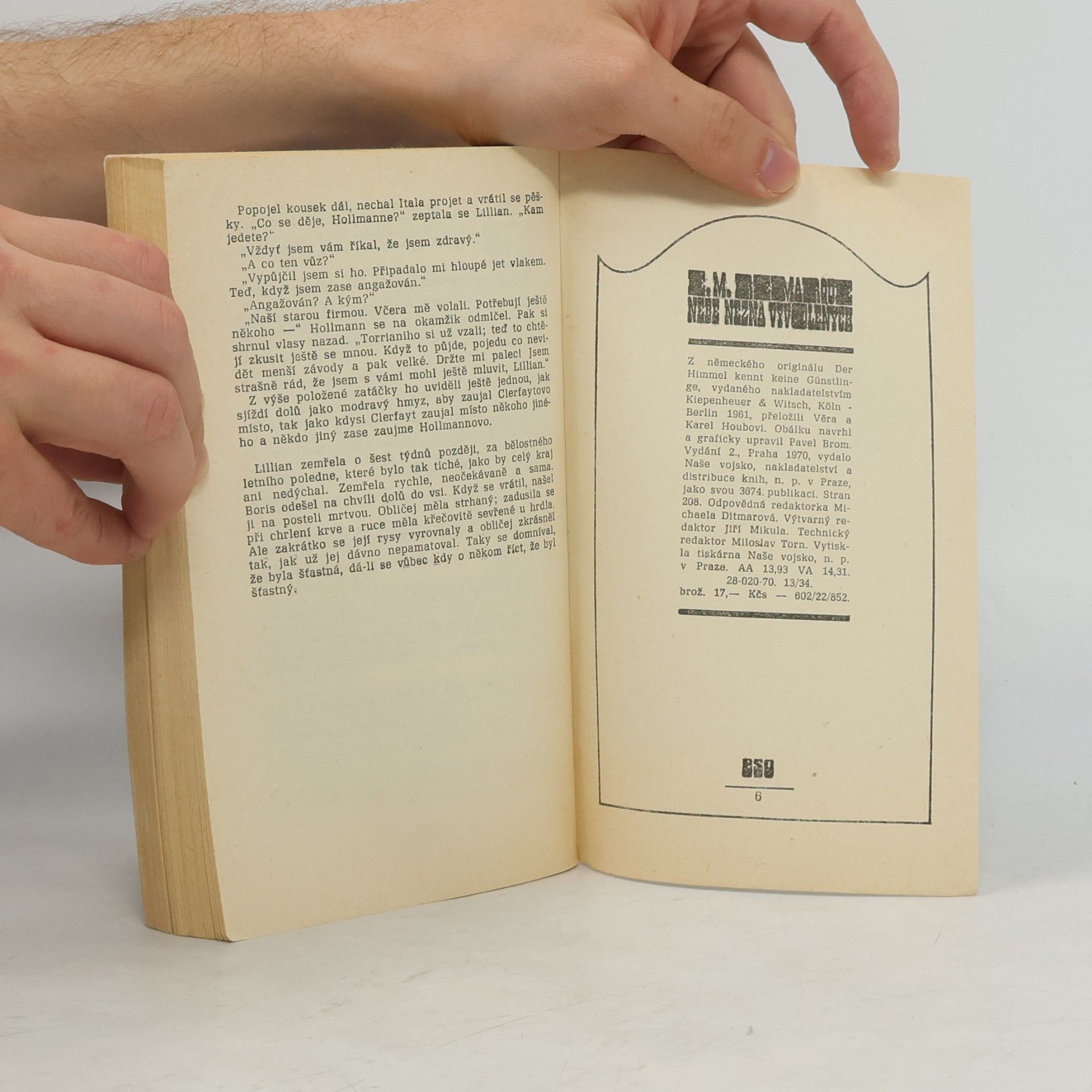 Erich Maria Remarque Nebe nezná vyvolených