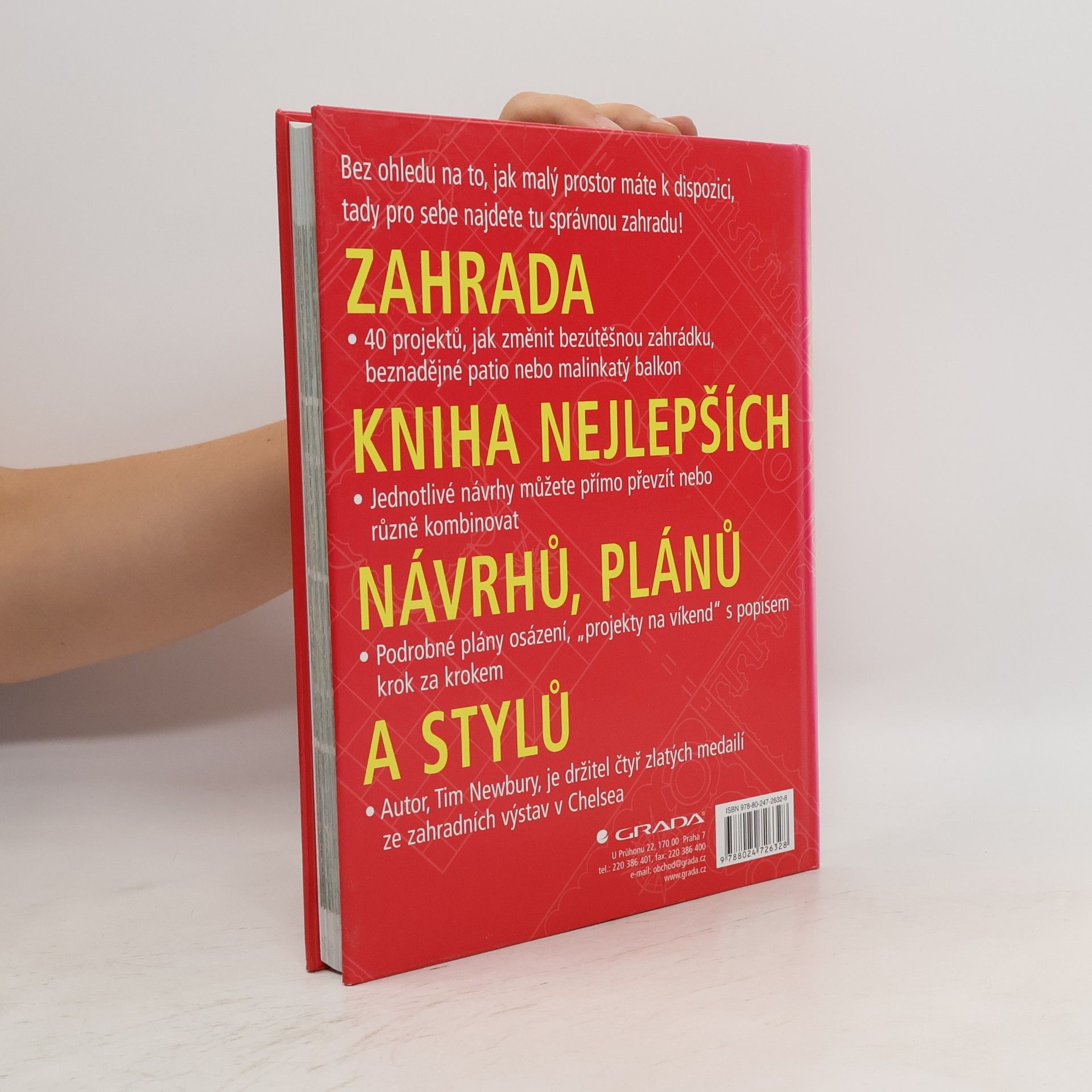 Tim Newbury Zahrada: Kniha nejlepších návrhů, plánů a stylů