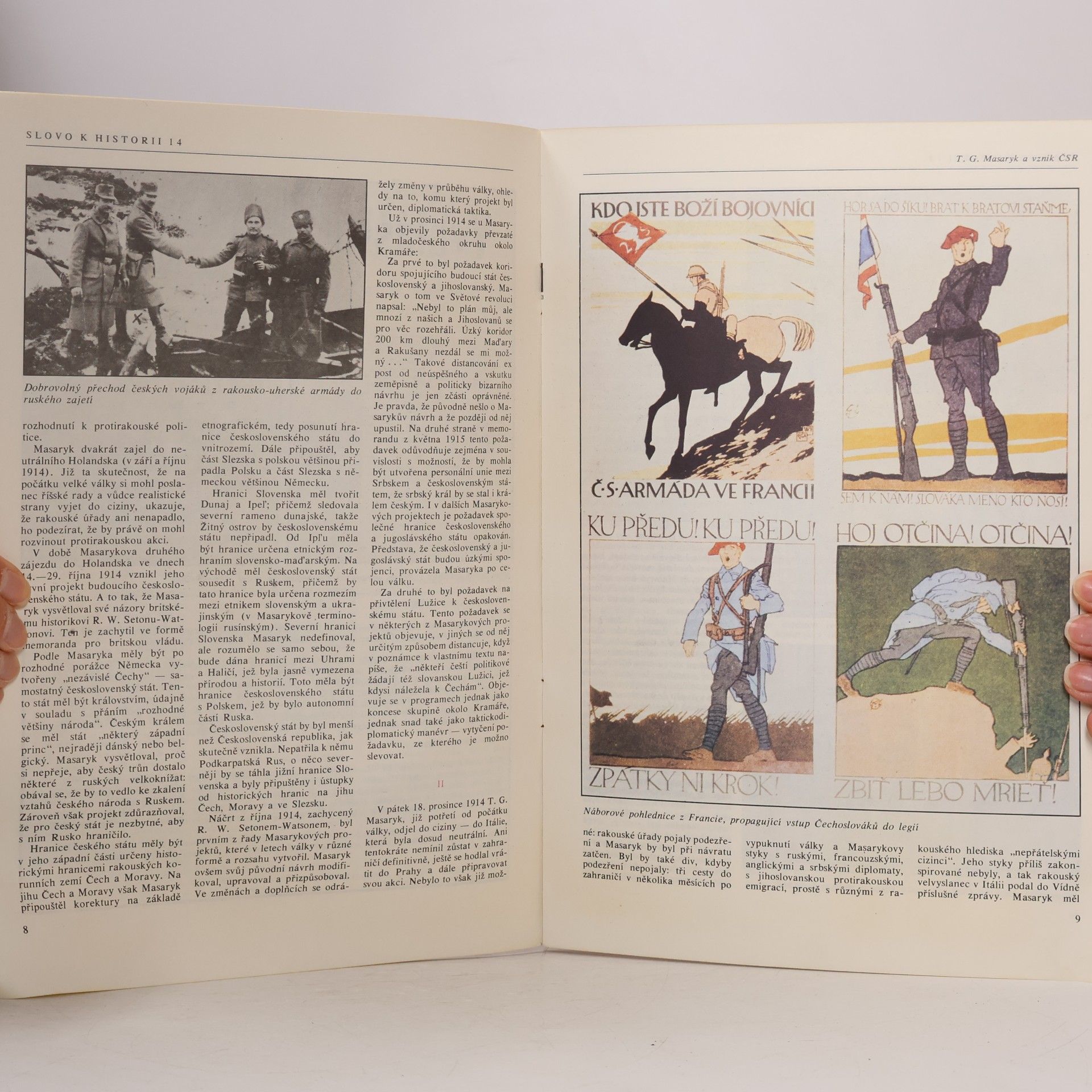 Jan Galandauer Slovo k historii 14/1988. T. G. Masaryk a vznik ČSR