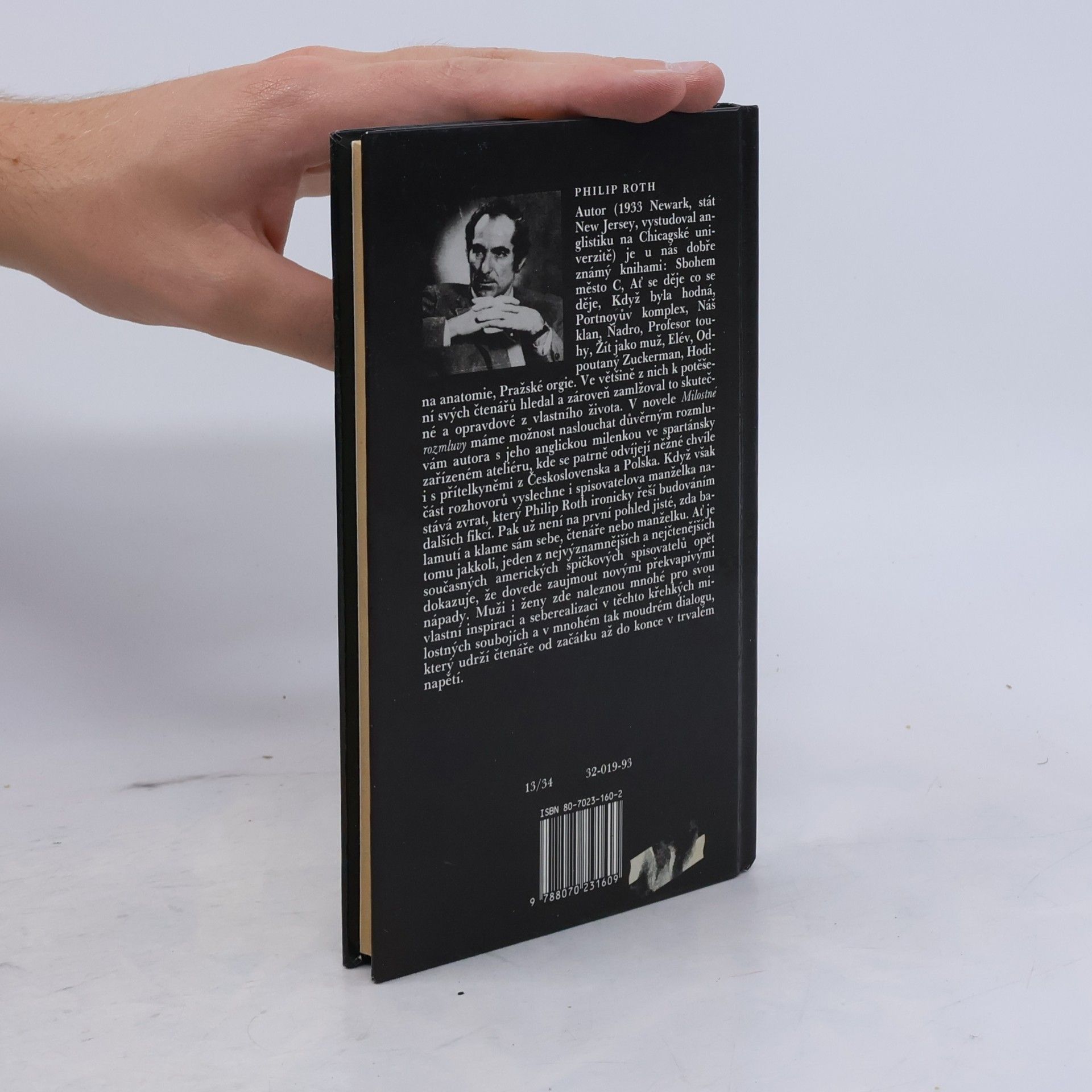 Philip Roth Milostné rozmluvy