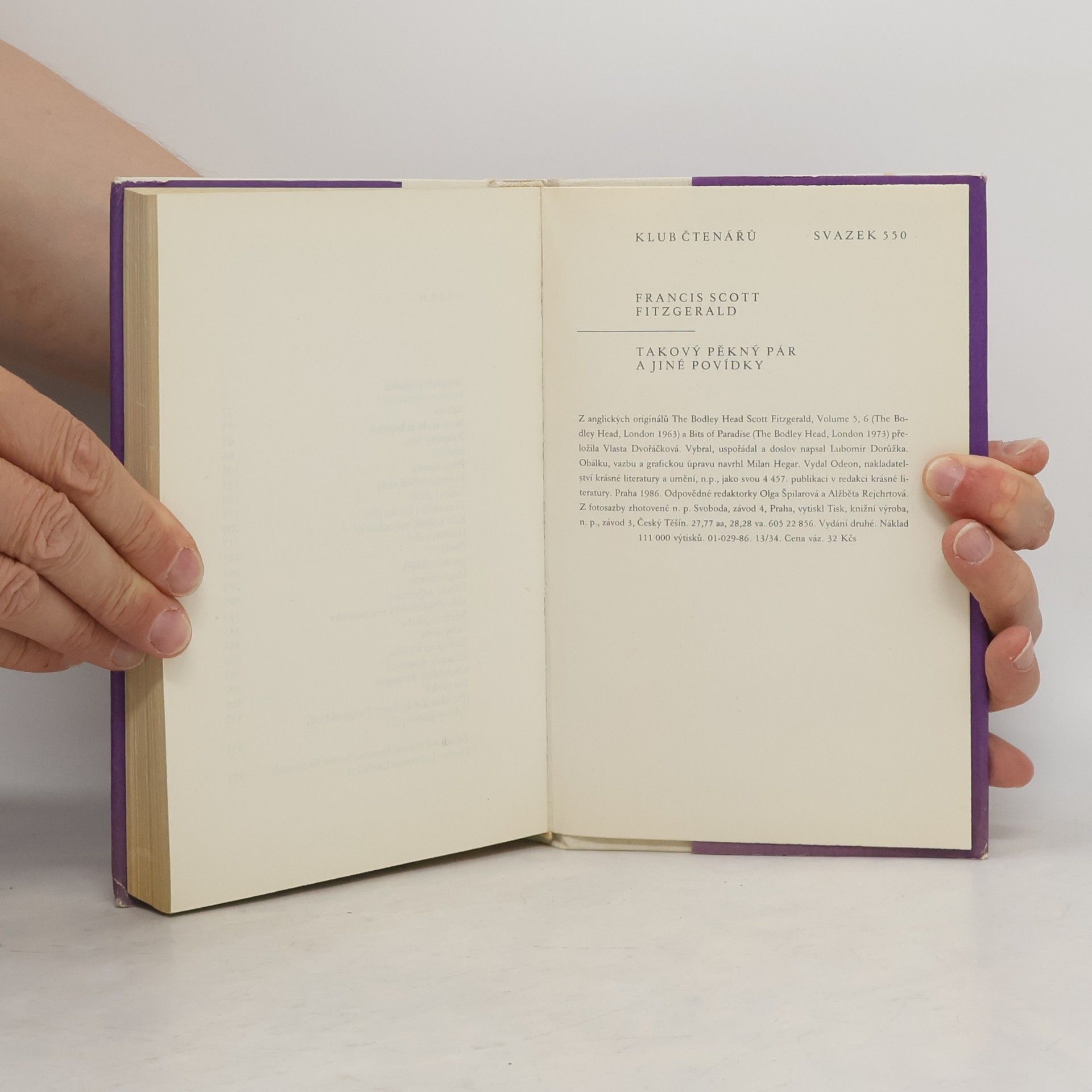 F. Scott Fitzgerald Takový pěkný pár a jiné povídky