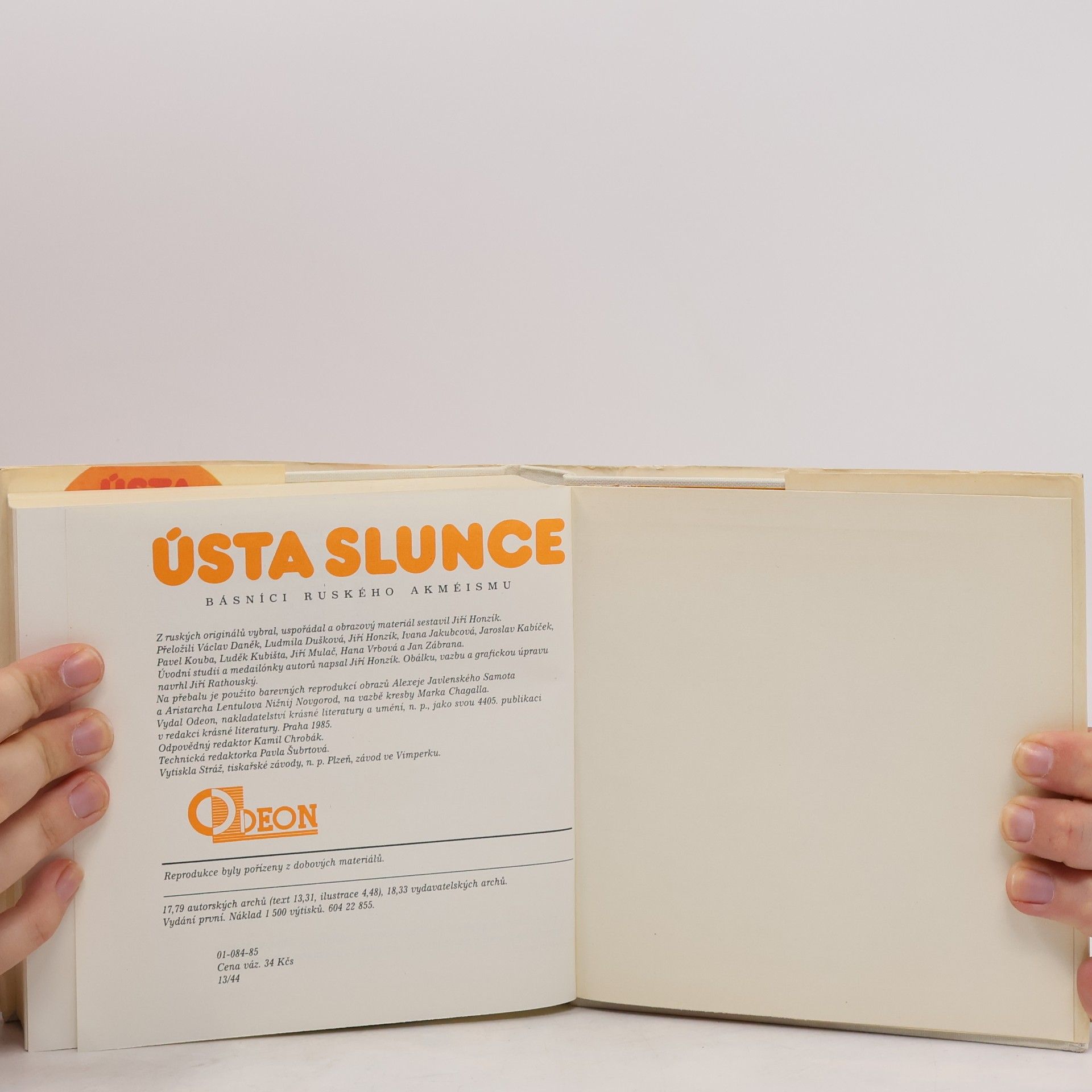 Václav Daněk Ústa slunce. Básníci ruského akméismu