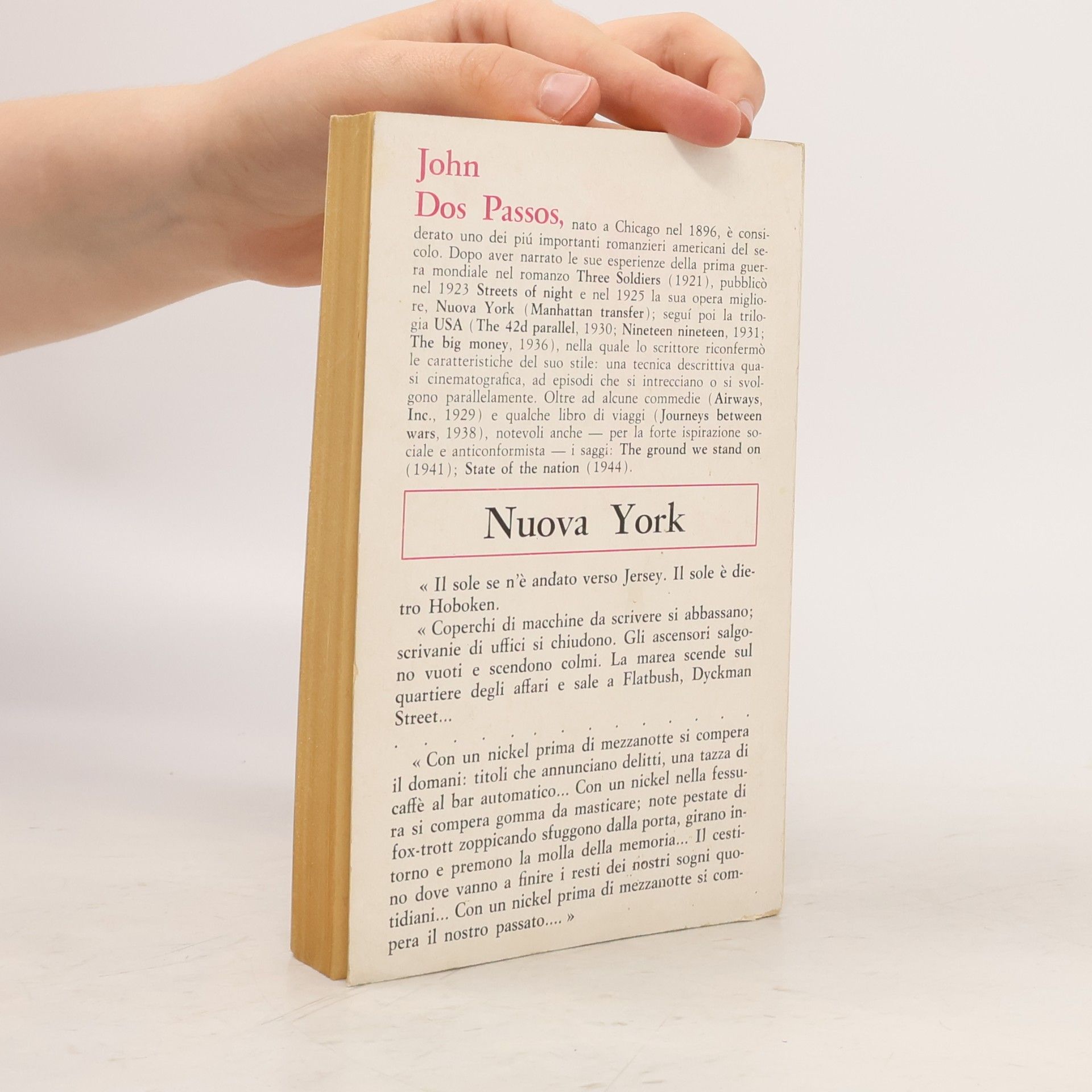 John Dos Passos Nuova York