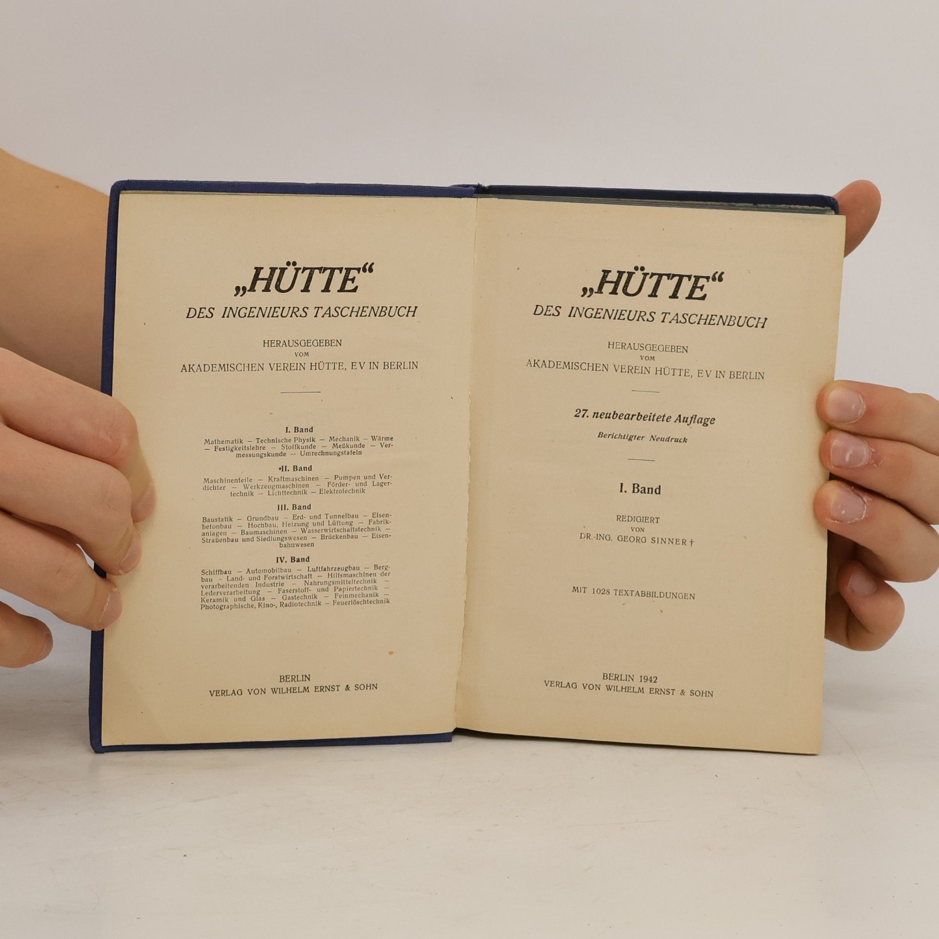 Various authors Hütte. Des Ingenieurs Taschenbuch 1