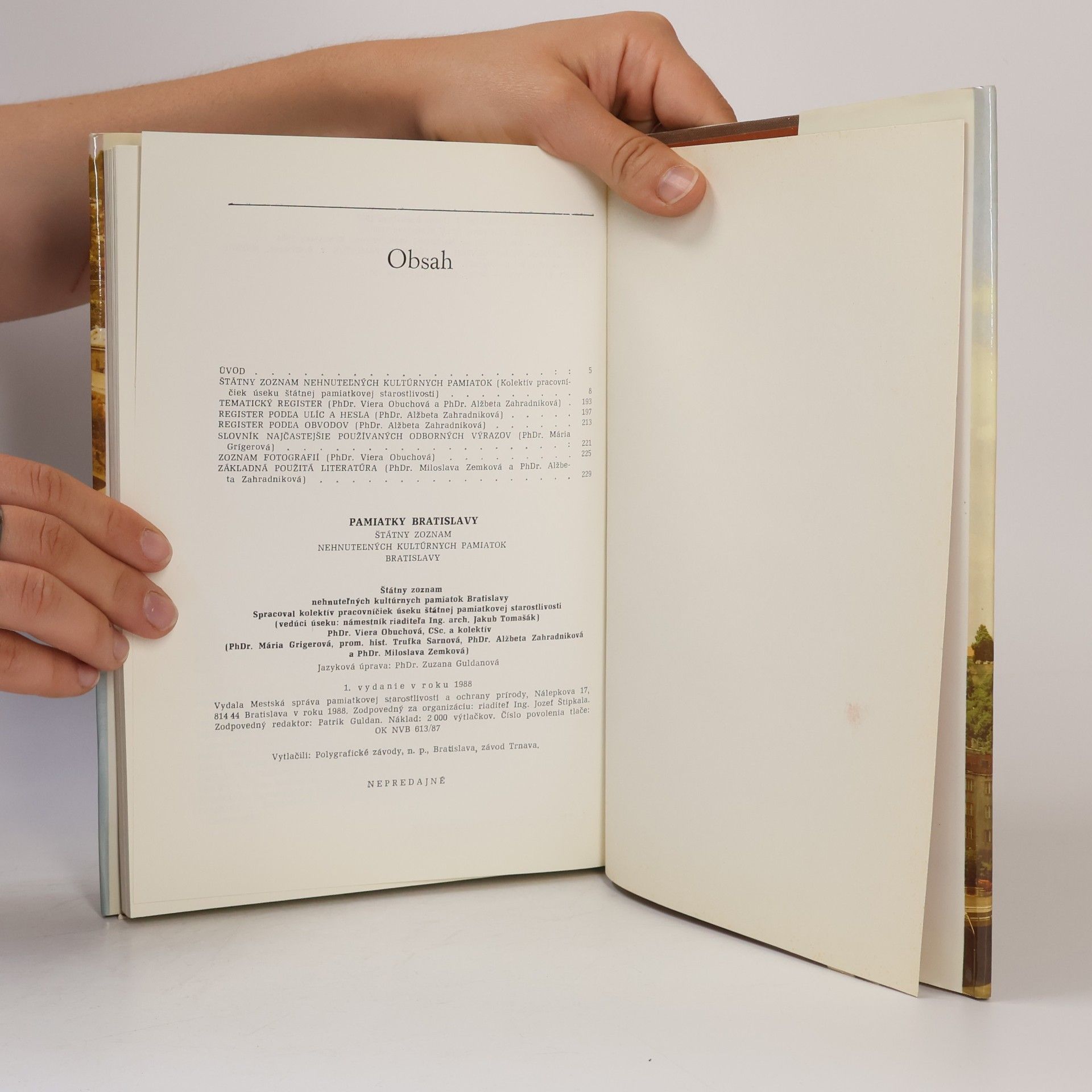 Autores varios Pamiatky Bratislavy