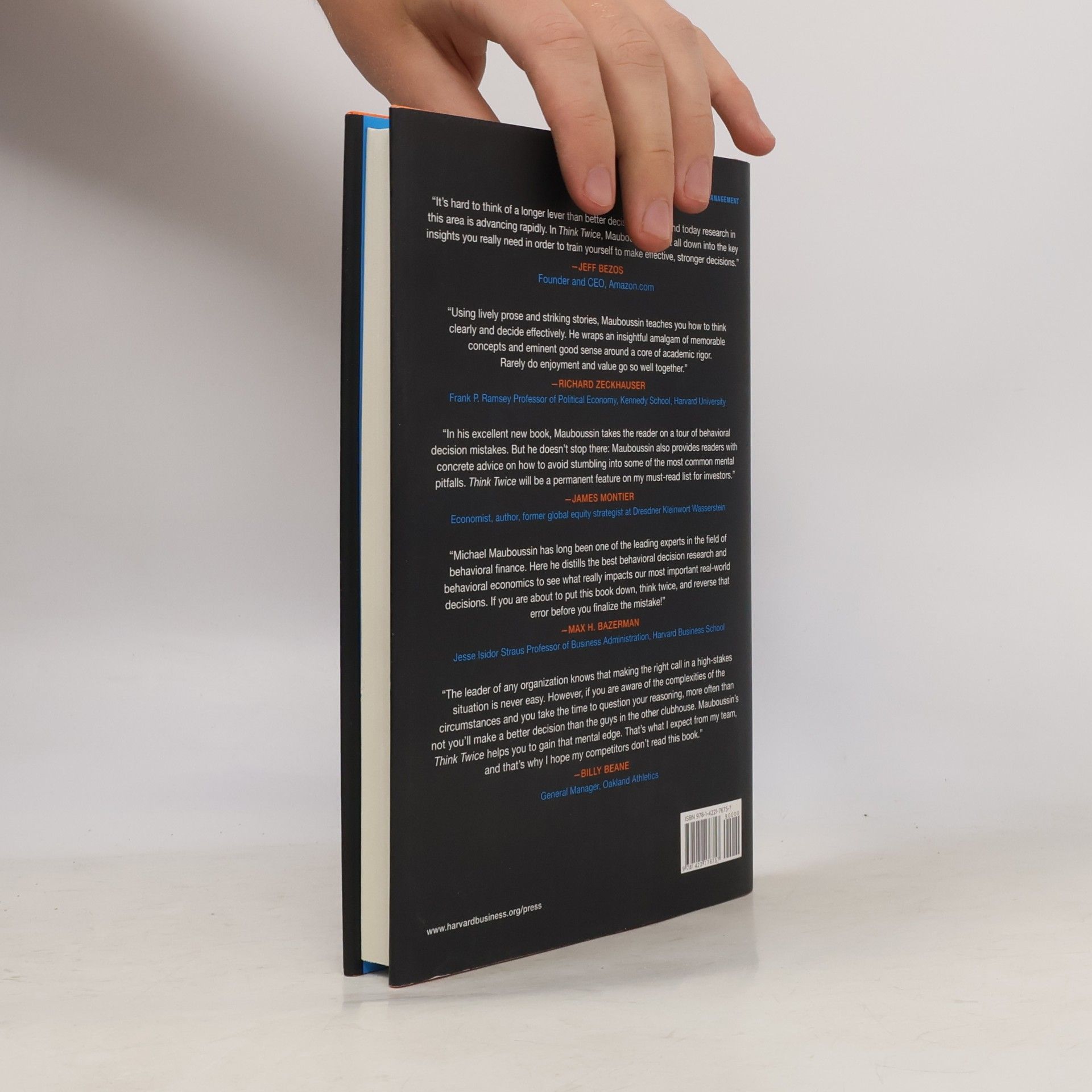 Michael J. Mauboussin Think Twice. Harnessing the Power of Counterintuition