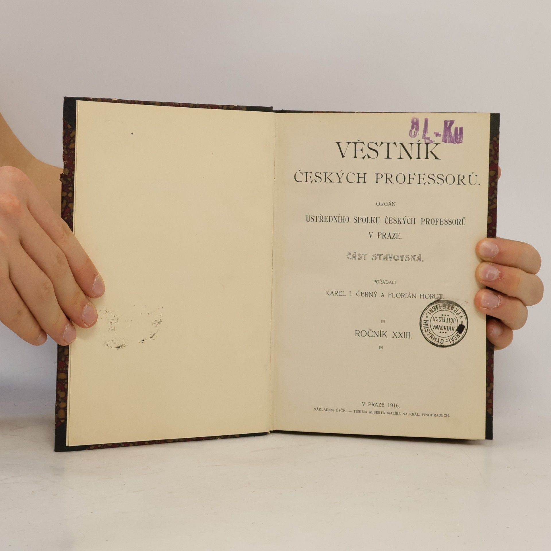 Kolektiv autorů Věstník českých professorů
