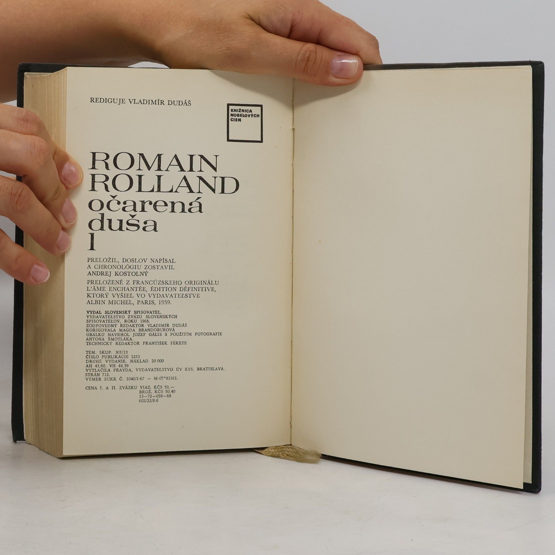 Romain Rolland Očarená duša 1
