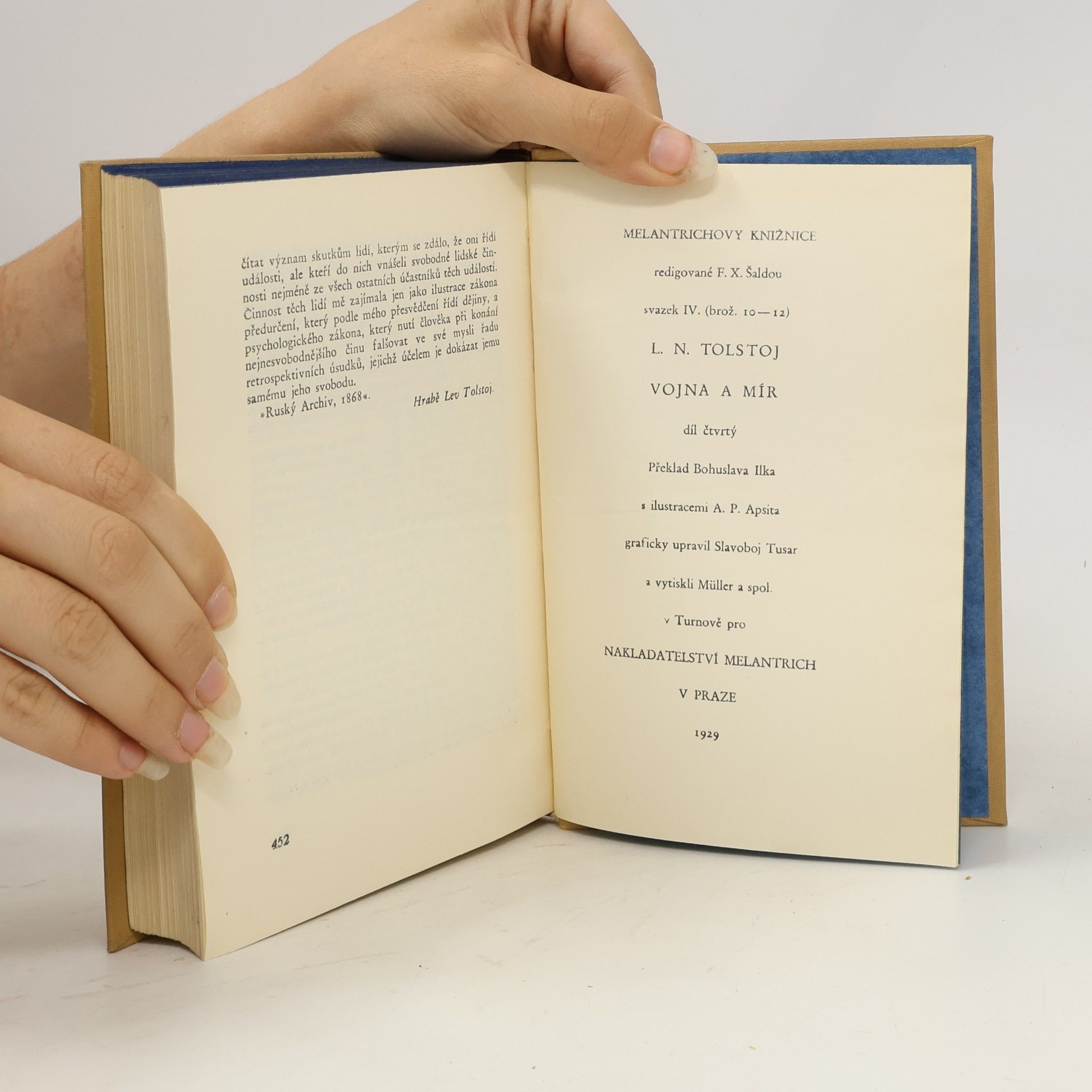 Lew Nikolajewitsch Tolstoi Vojna a mír IV