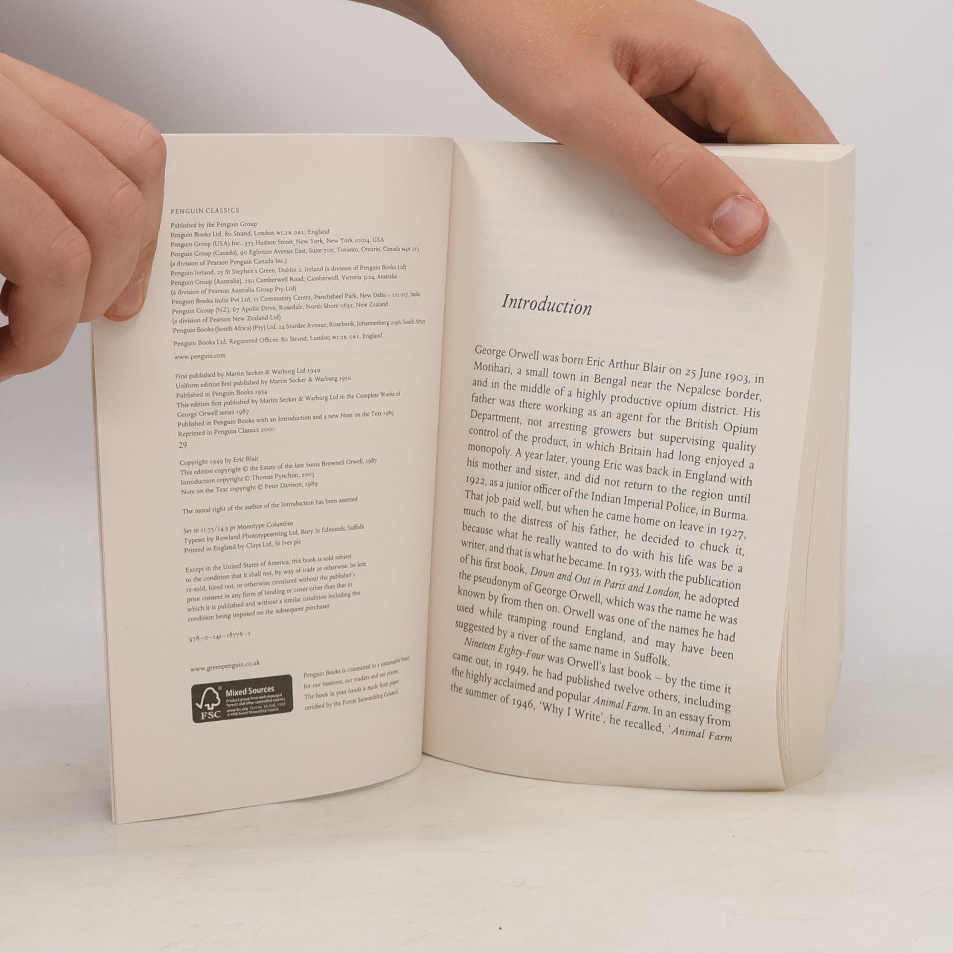 George Orwell Nineteen Eighty-Four (1984)