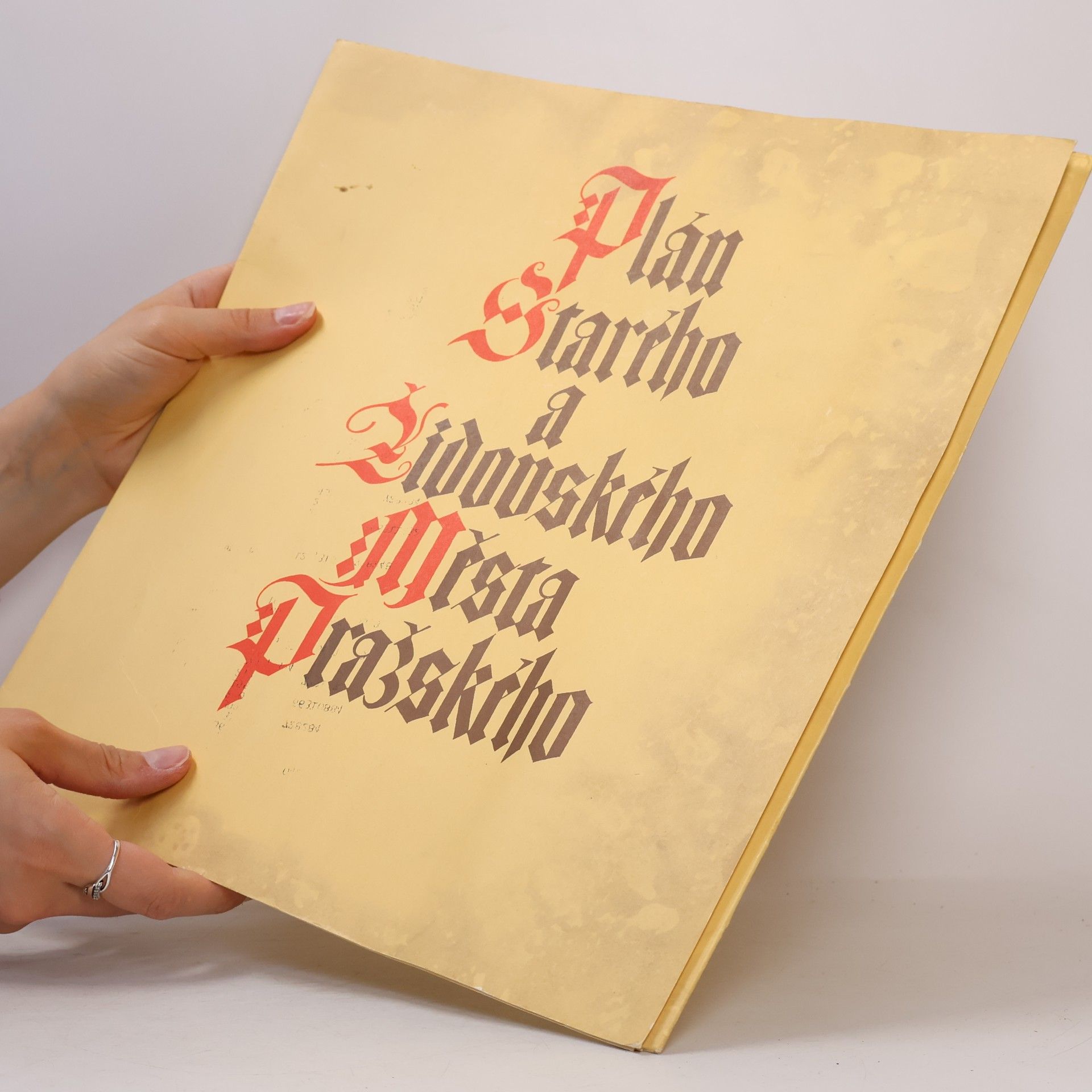 Karel Kuchař Plán Starého a Židovského Města pražského