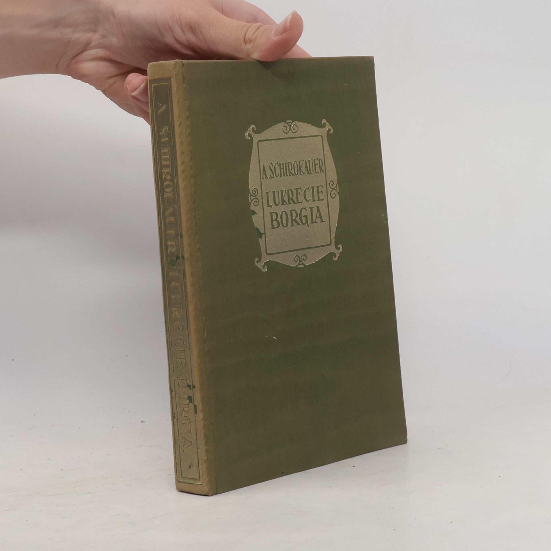Alfred Schirokauer Lukrecie Borgia