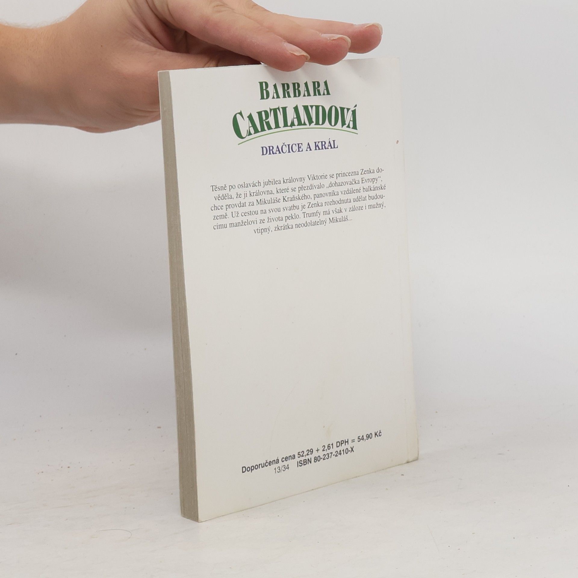 Barbara Cartland Dračice a král