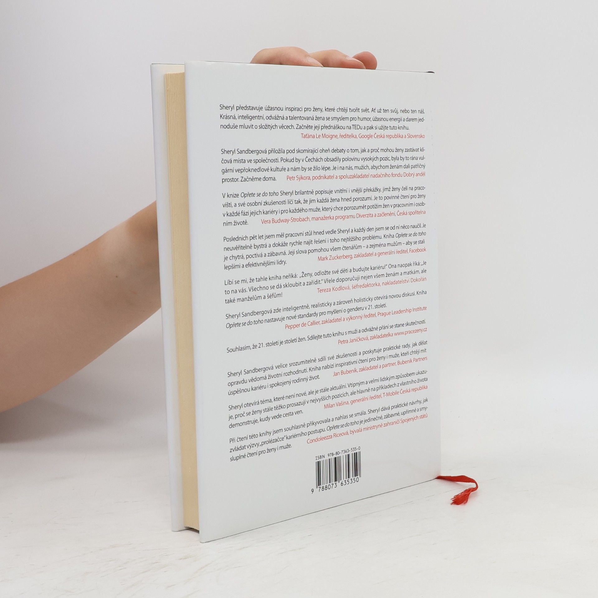 Sheryl Sandberg Opřete se do toho. Ženy, práce a vůle uspět