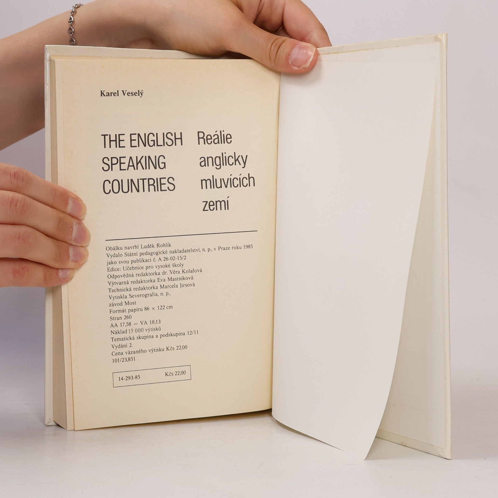 Karel Veselý The Englisch Speaking Countries. Reálie anglicky mluvících zemí.