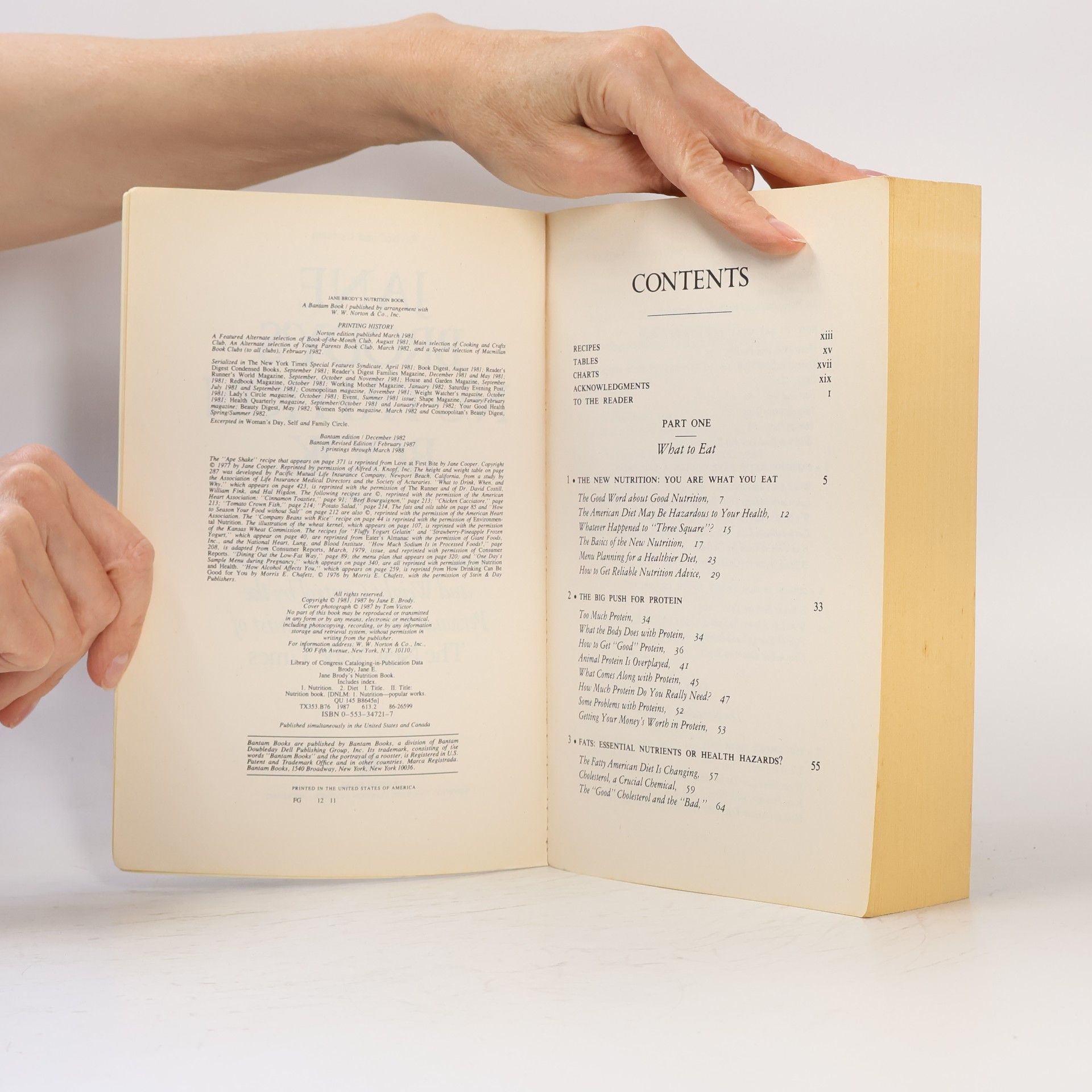 Jane E. Brody Jane Brody's Nutrition Book