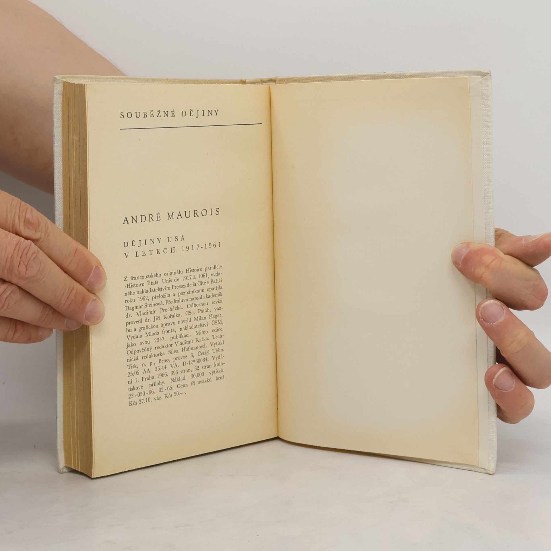 André Maurois Souběžné dějiny 1-3