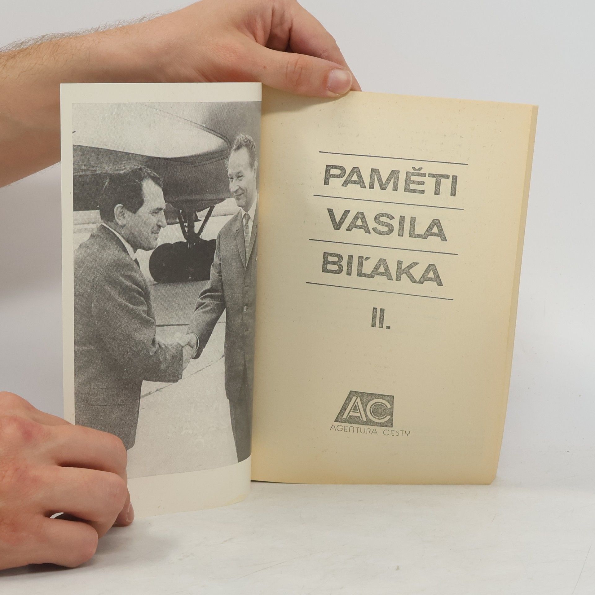 Vasil Biľak Paměti Vasila Bil̕aka II.