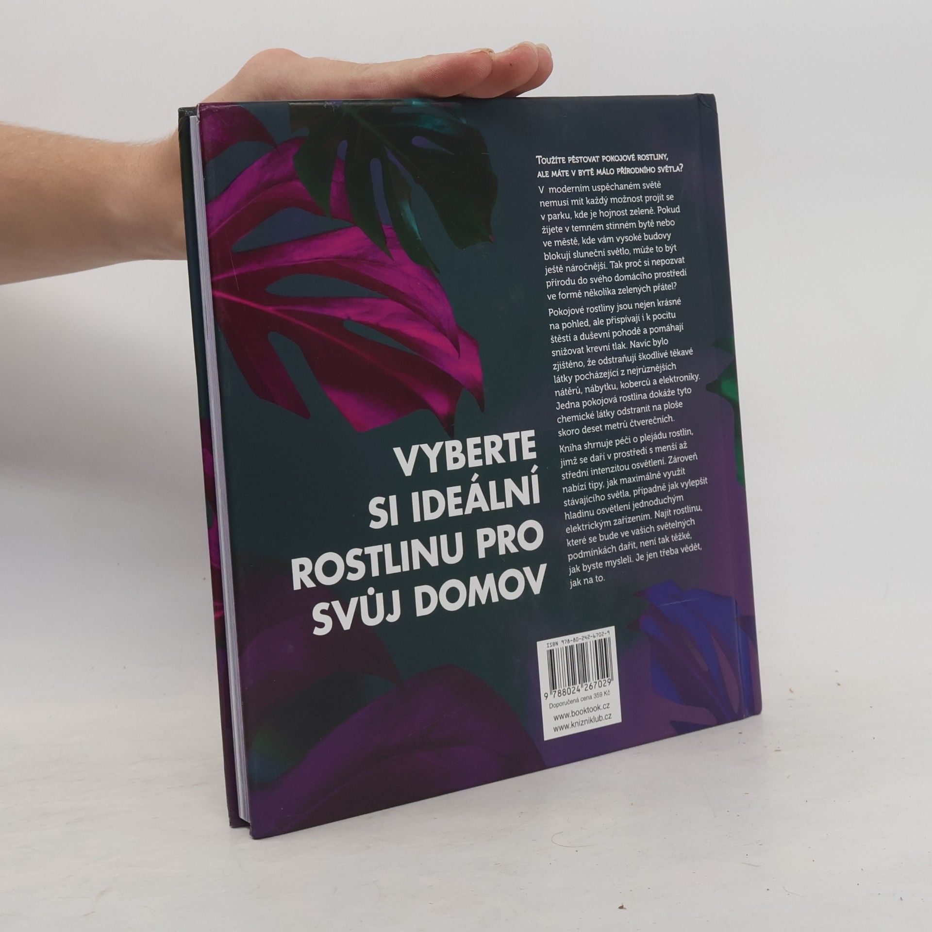Lisa Eldred Steinkopf Rostliny na tmavá místa : jak vybírat a pěstovat stínomilné pokojové rostliny