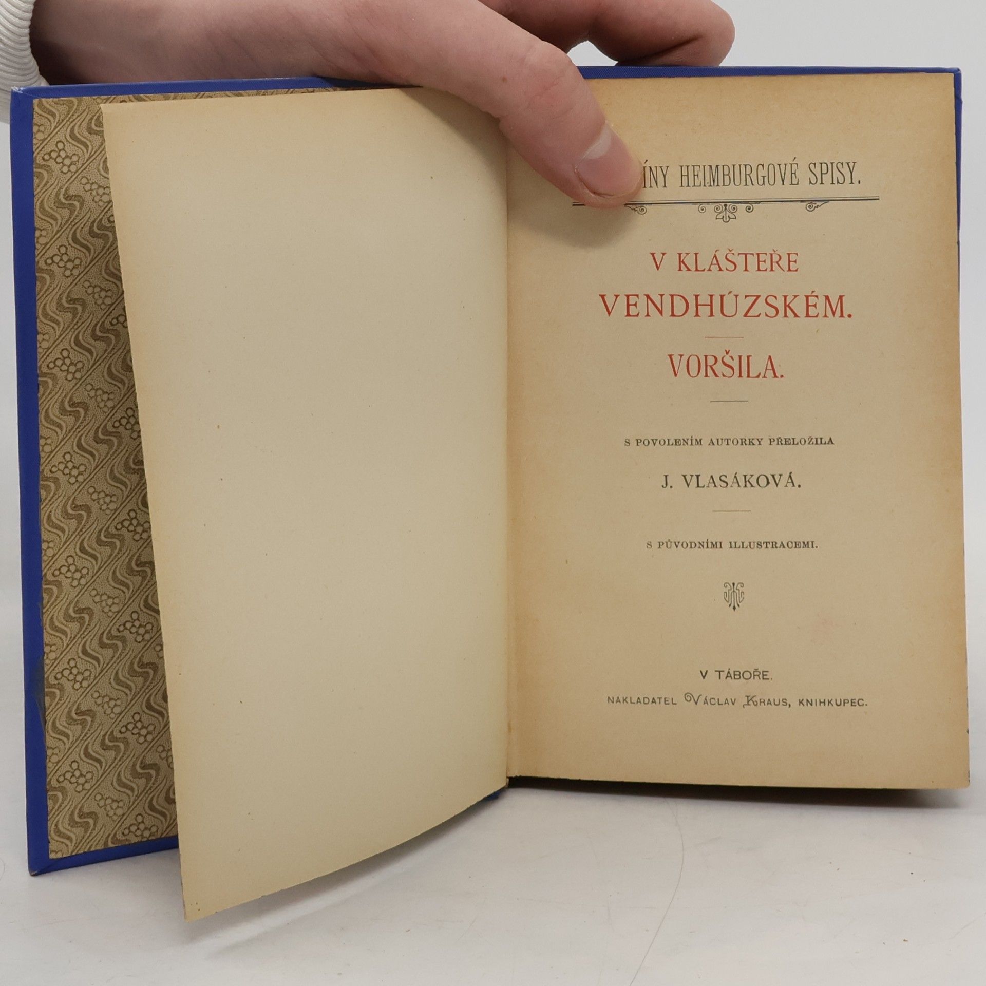 Wilhelmine Heimburg V klášteře Vendhúzském