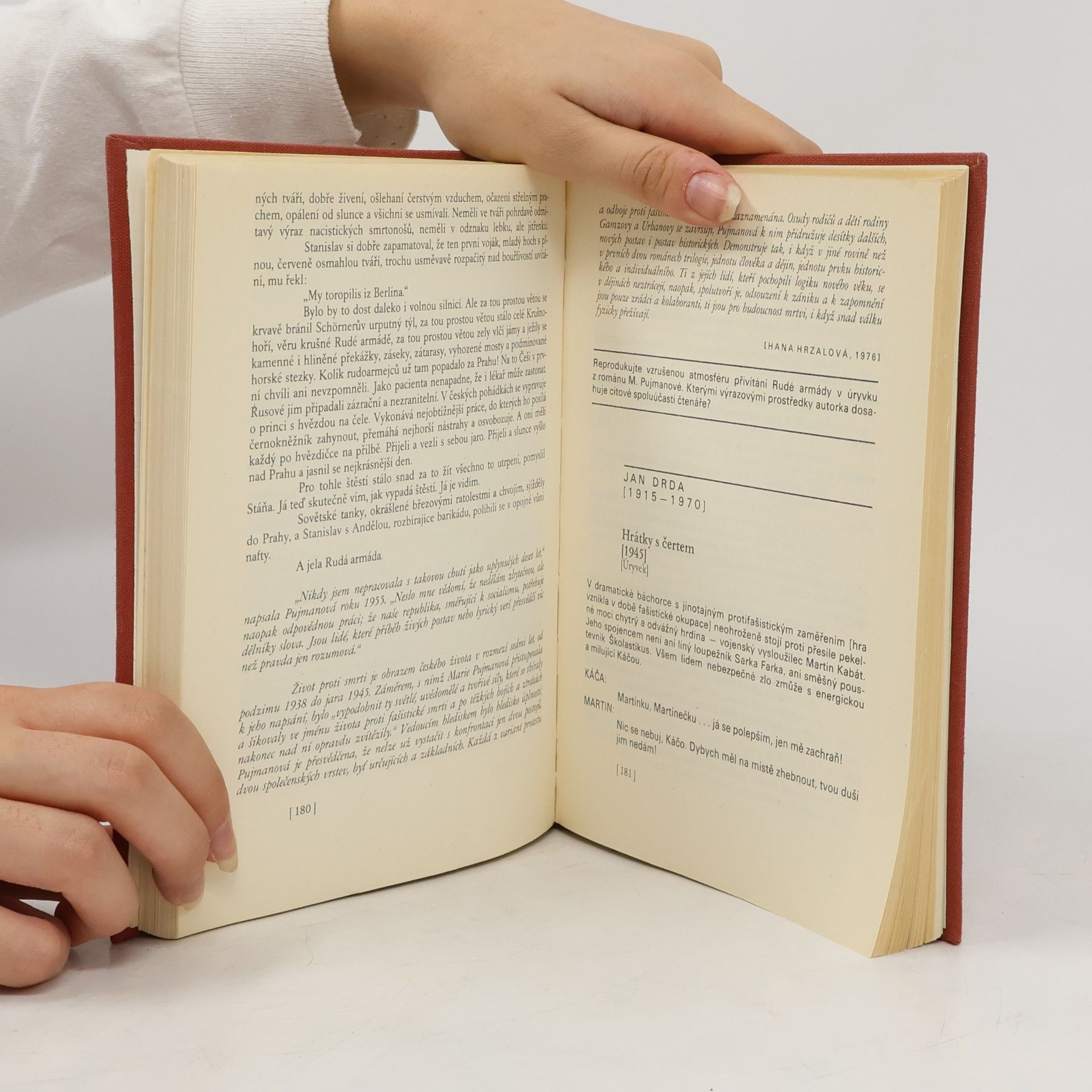 Milan Zeman Literatura pro IV. ročník středních škol. Pracovní antologie textů