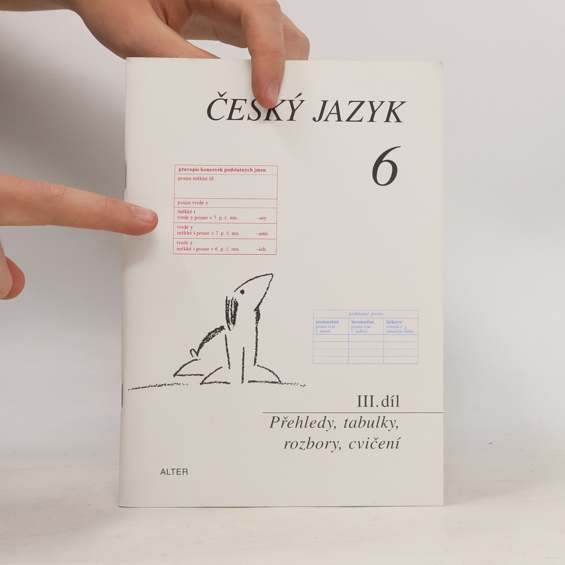 Eva Beránková Český jazyk 6. III. díl, Přehledy, tabulky, rozbory, cvičení