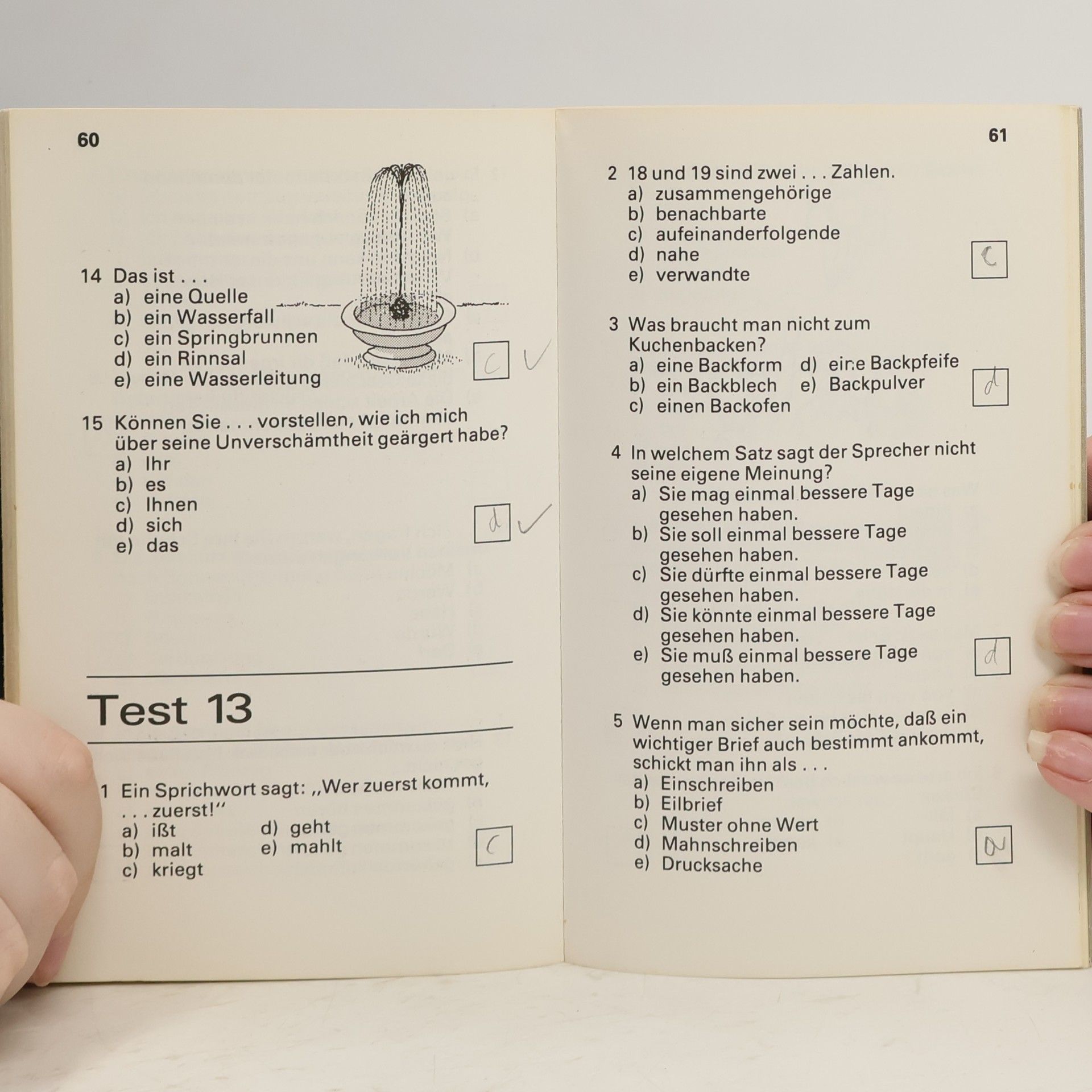 Marianne Zingel Teste dein Deutsch!. 2. stufe, Ein Testbuch fuer Fortgeschrittene