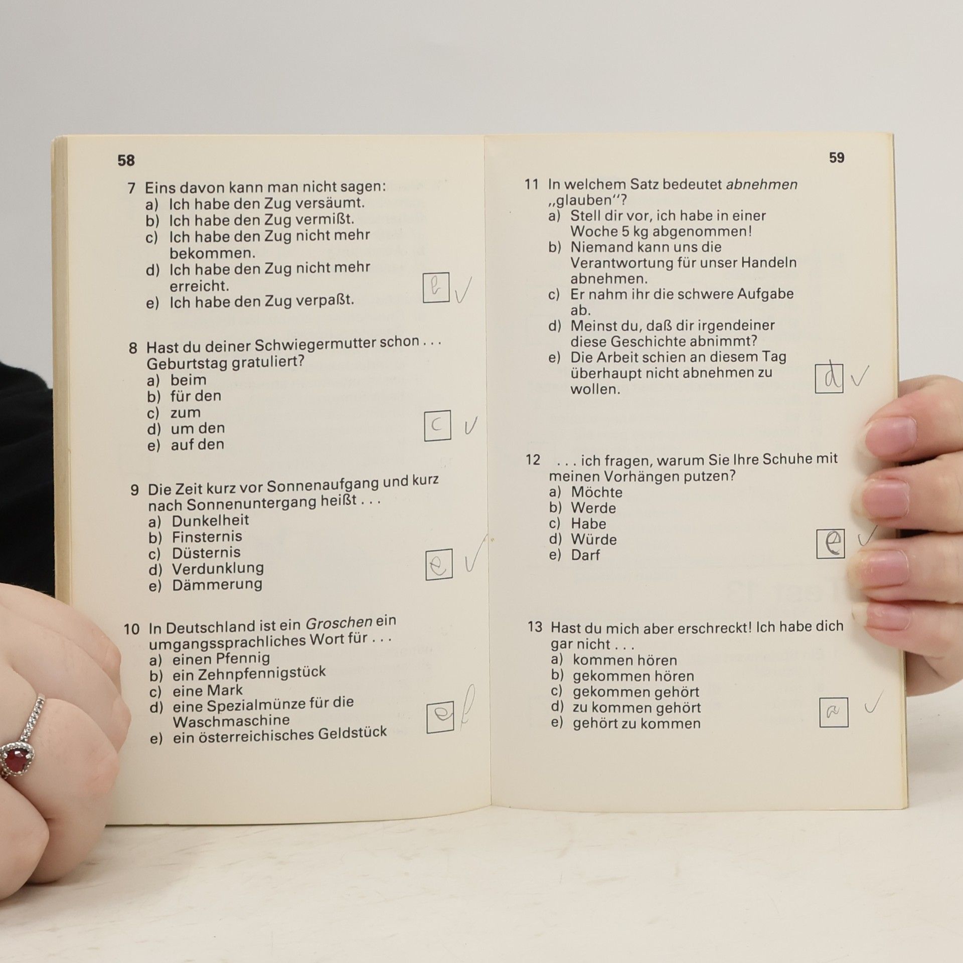 Marianne Zingel Teste dein Deutsch!. 2. stufe, Ein Testbuch fuer Fortgeschrittene