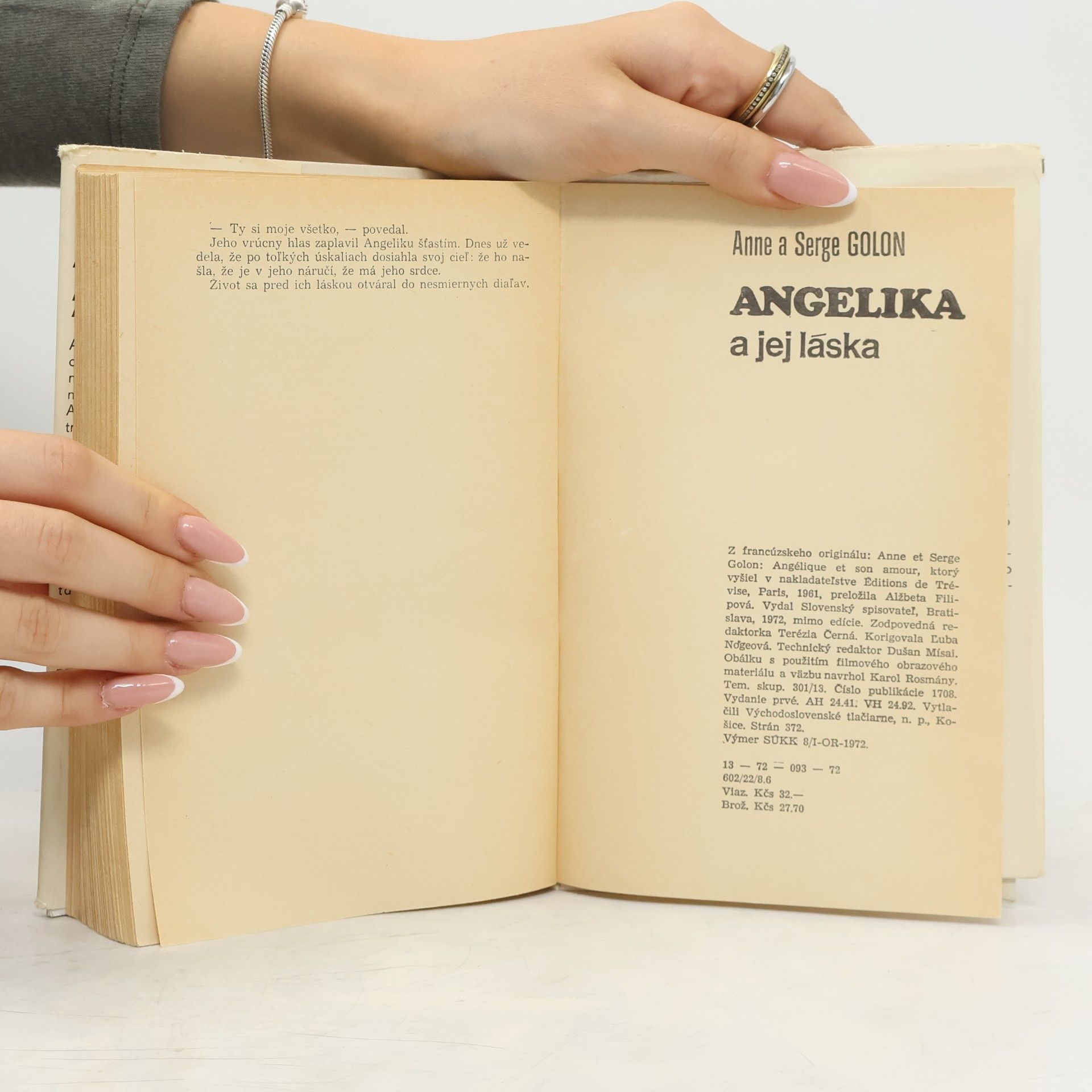 Anne Golon Angelika 6. Angelika a jej láska