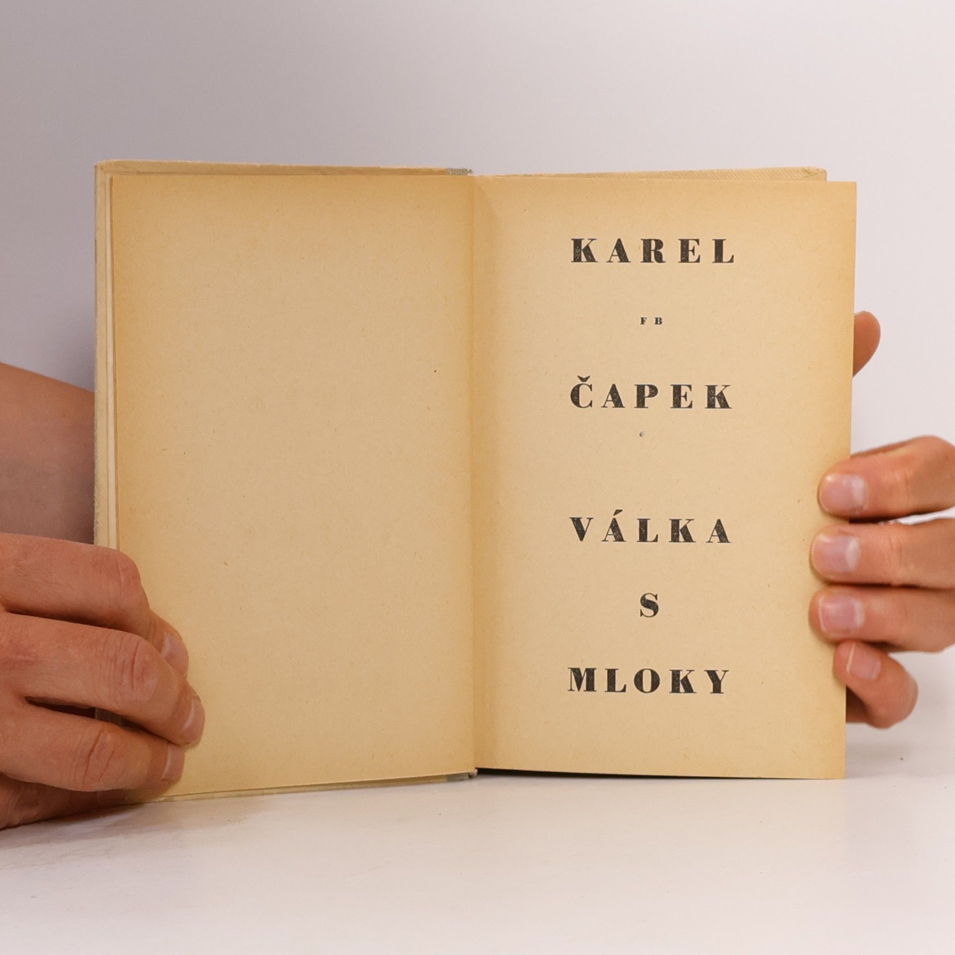 Karel Čapek Válka s mloky