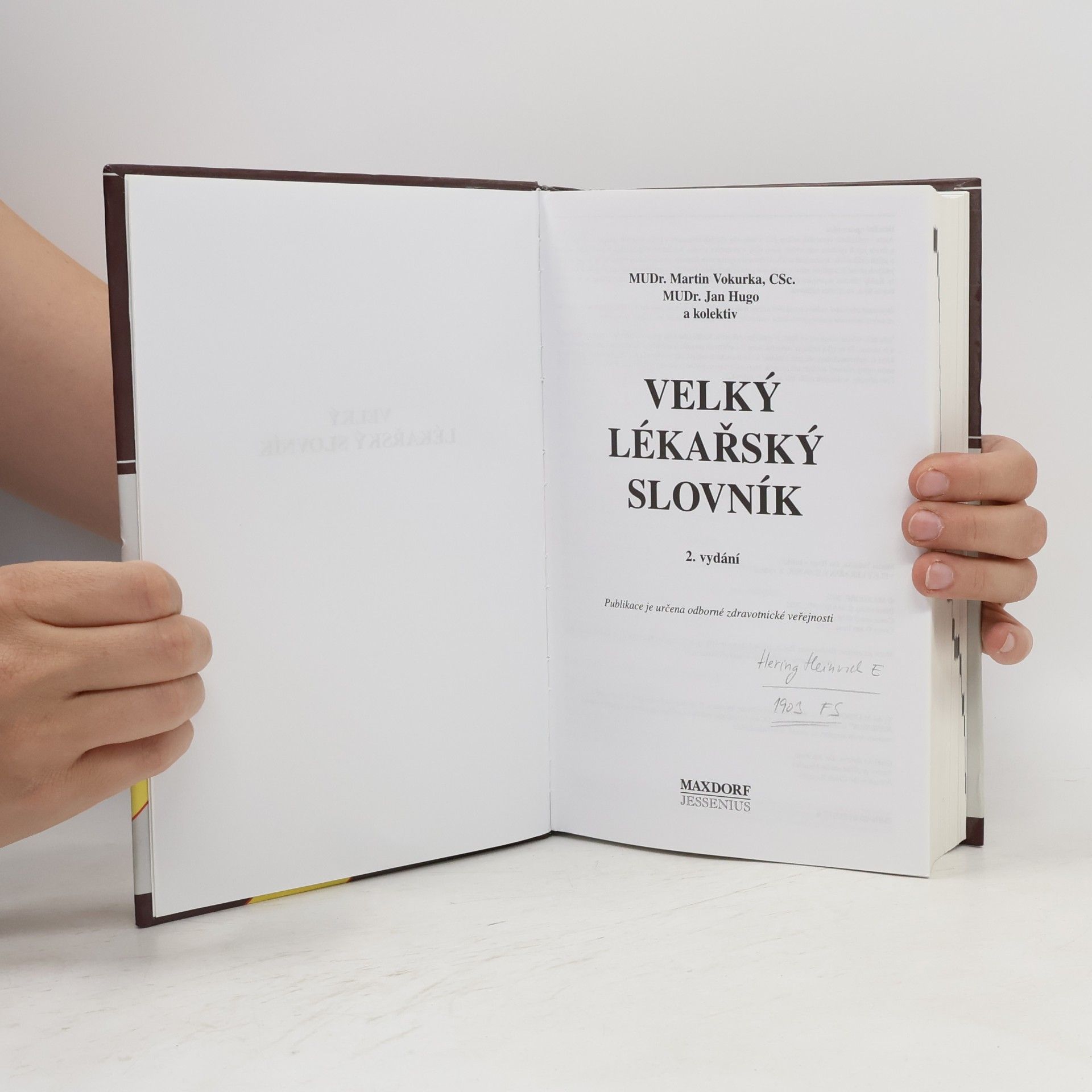 Martin Vokurka Velký lékařský slovník