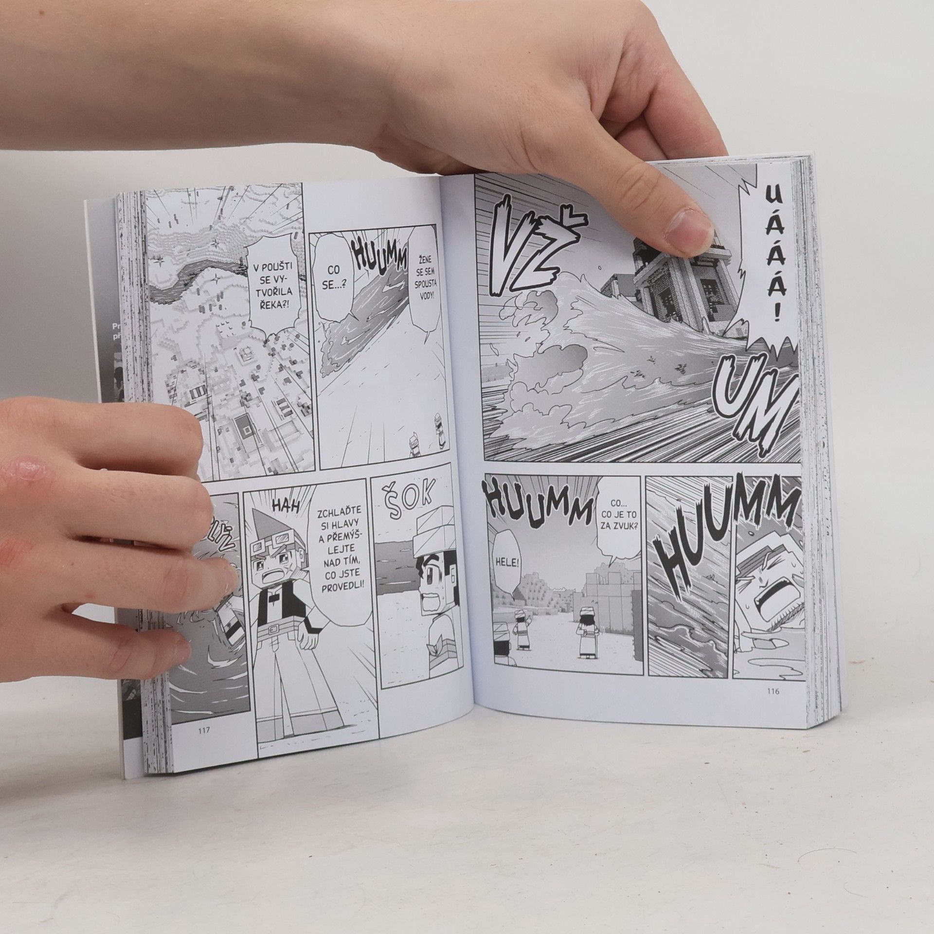 Kazujoši Seto Minecraft manga: Cesta na konec světa 1